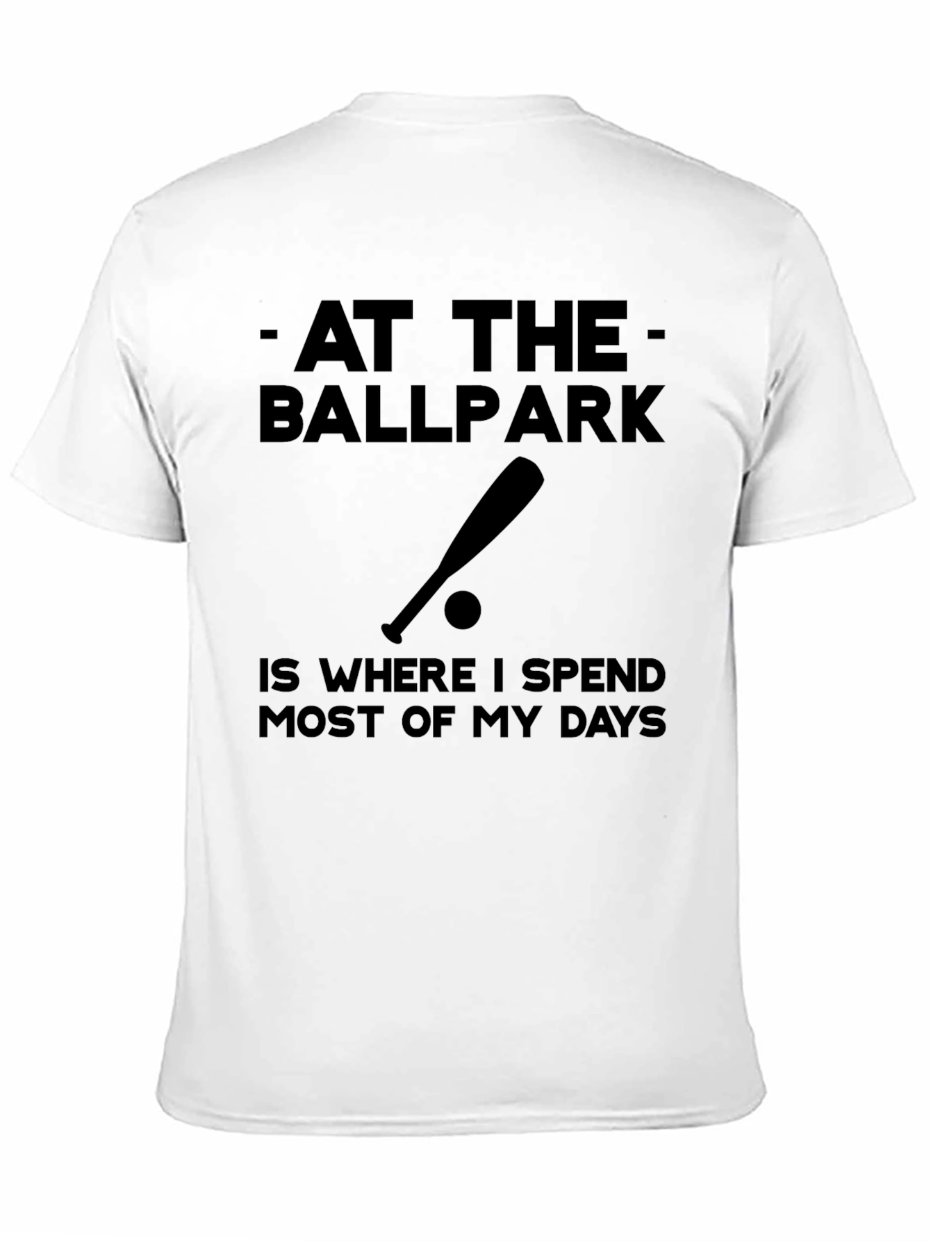 At the Ballpark Graphic Tee - Baseball Fan Shirt