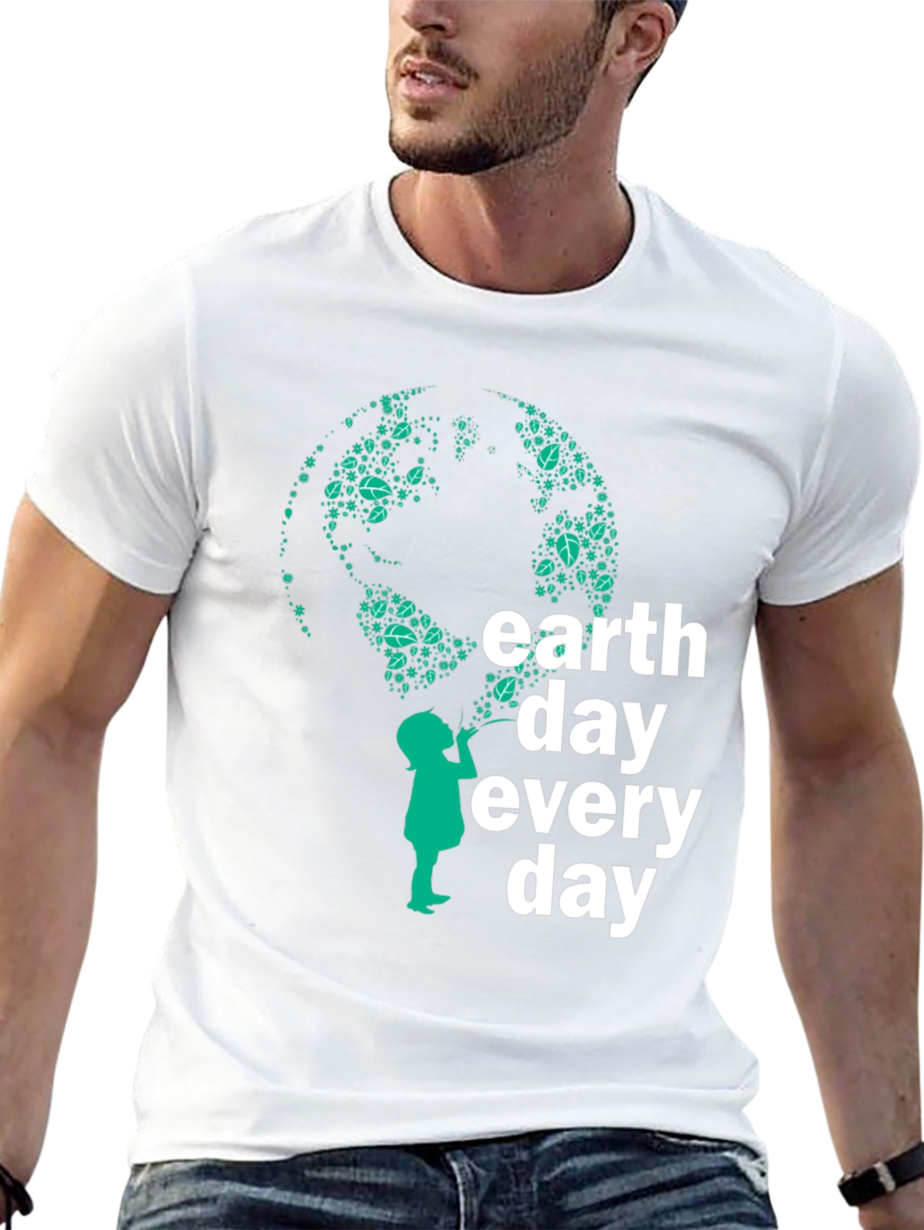 Earth Day Every Day T-Shirt - Eco-Friendly Design