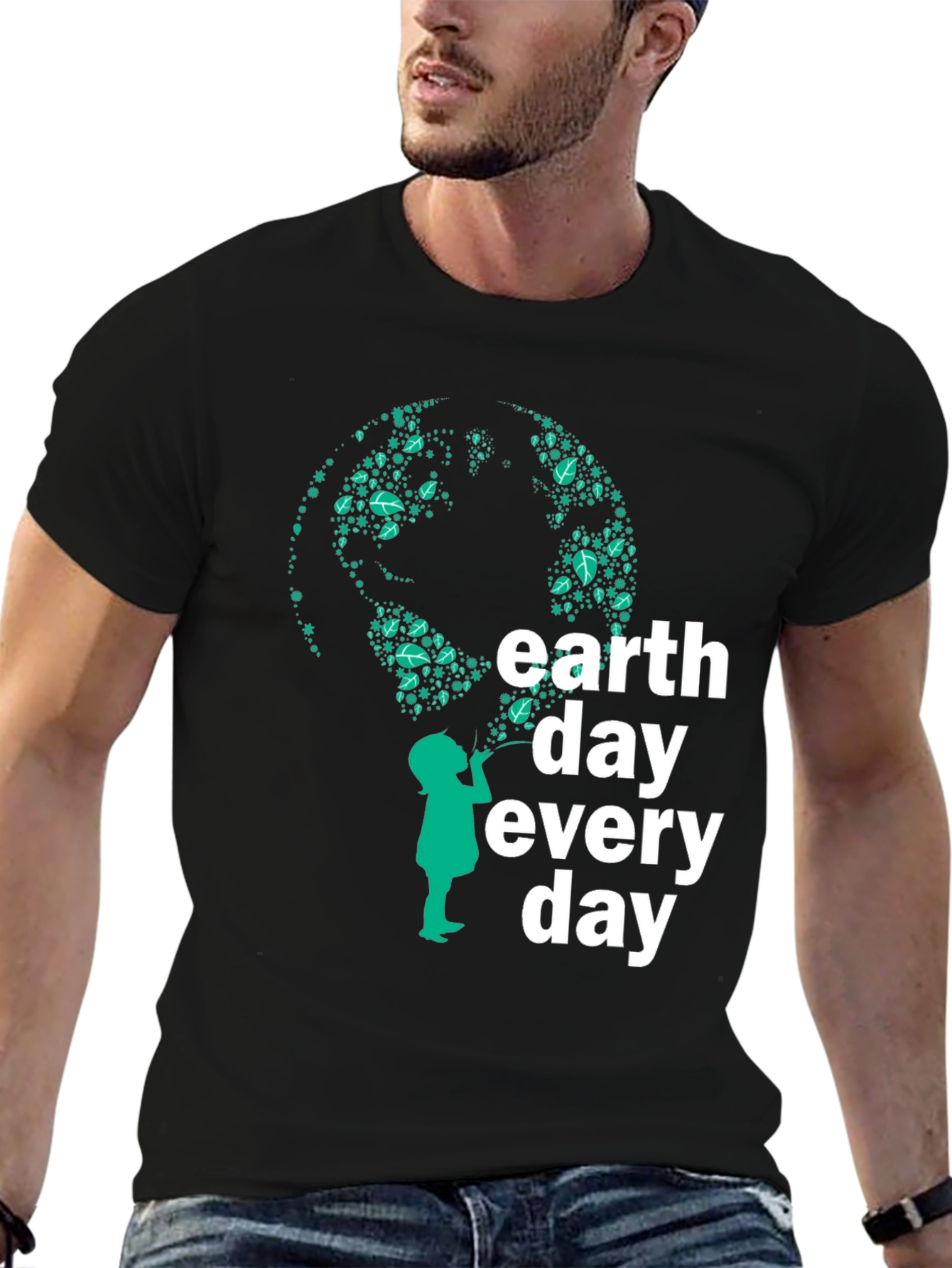 Earth Day Every Day T-Shirt - Eco-Friendly Design