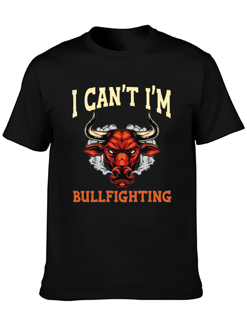 Bullfighting Graphic T-Shirt Funny Slogan Tee