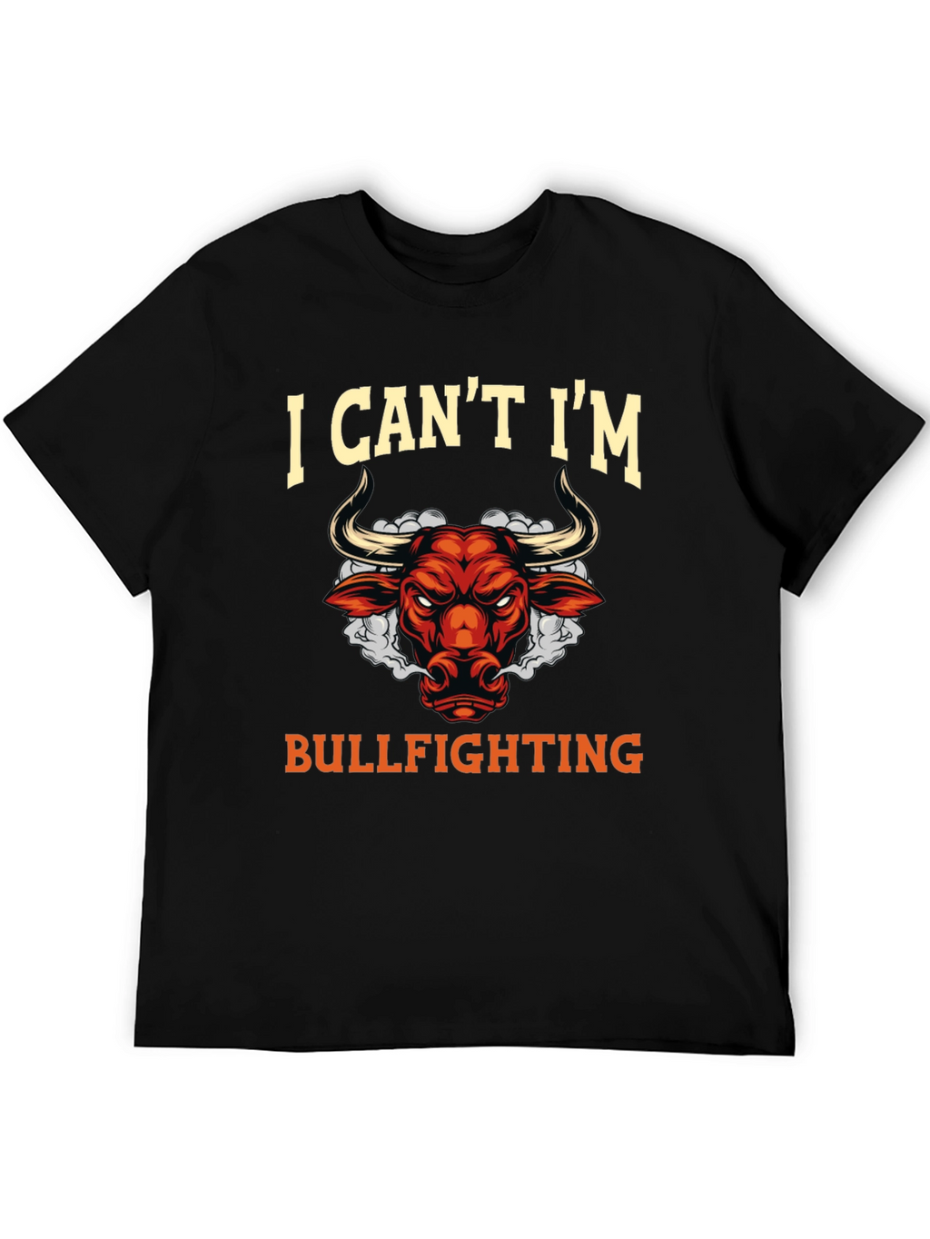 Bullfighting Graphic T-Shirt Funny Slogan Tee