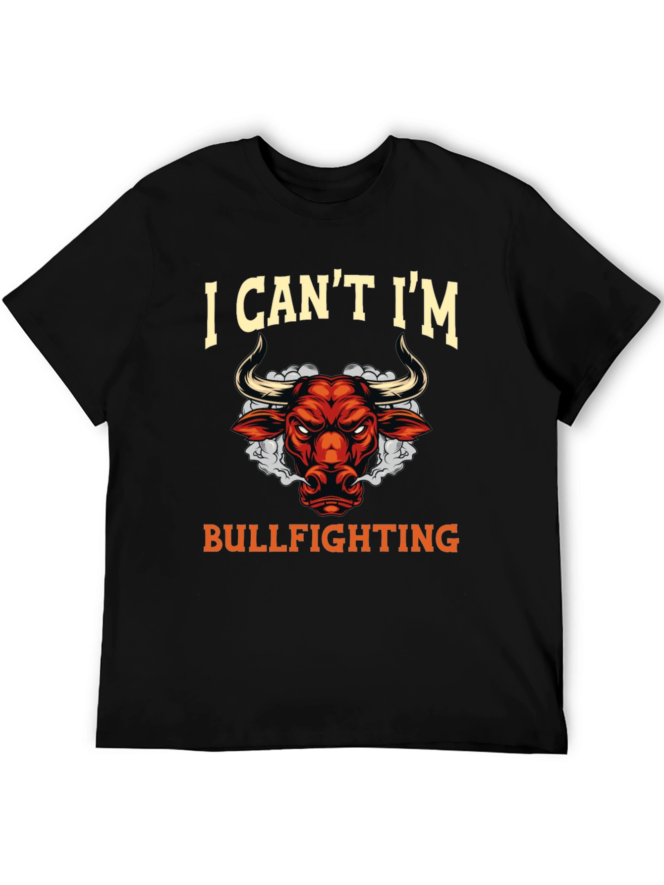 Bullfighting Graphic T-Shirt Funny Slogan Tee