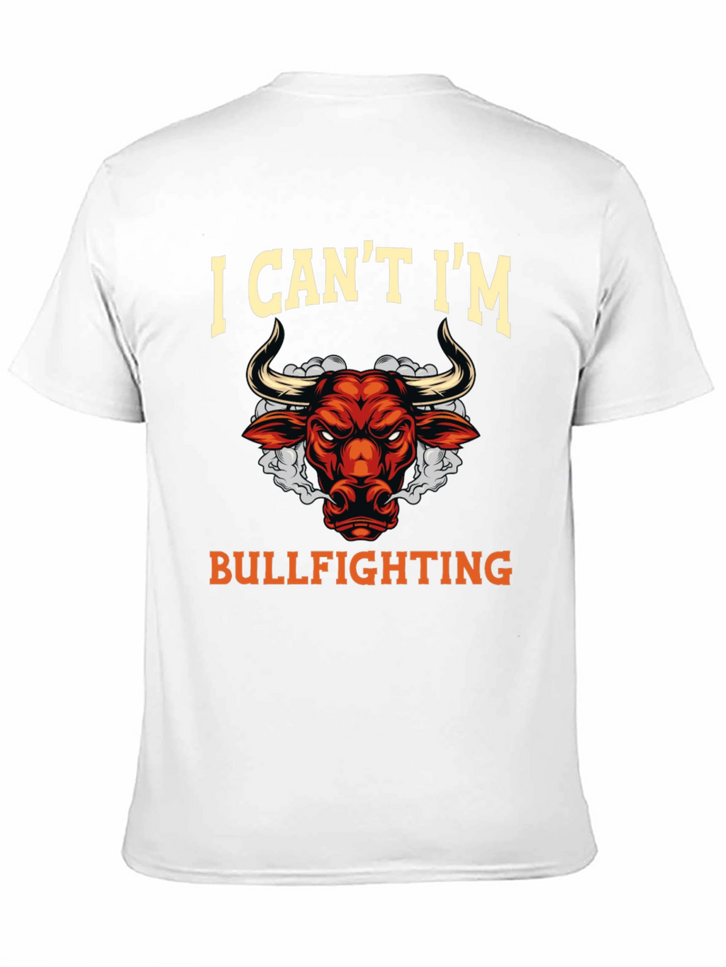 Bullfighting Graphic T-Shirt Funny Slogan Tee