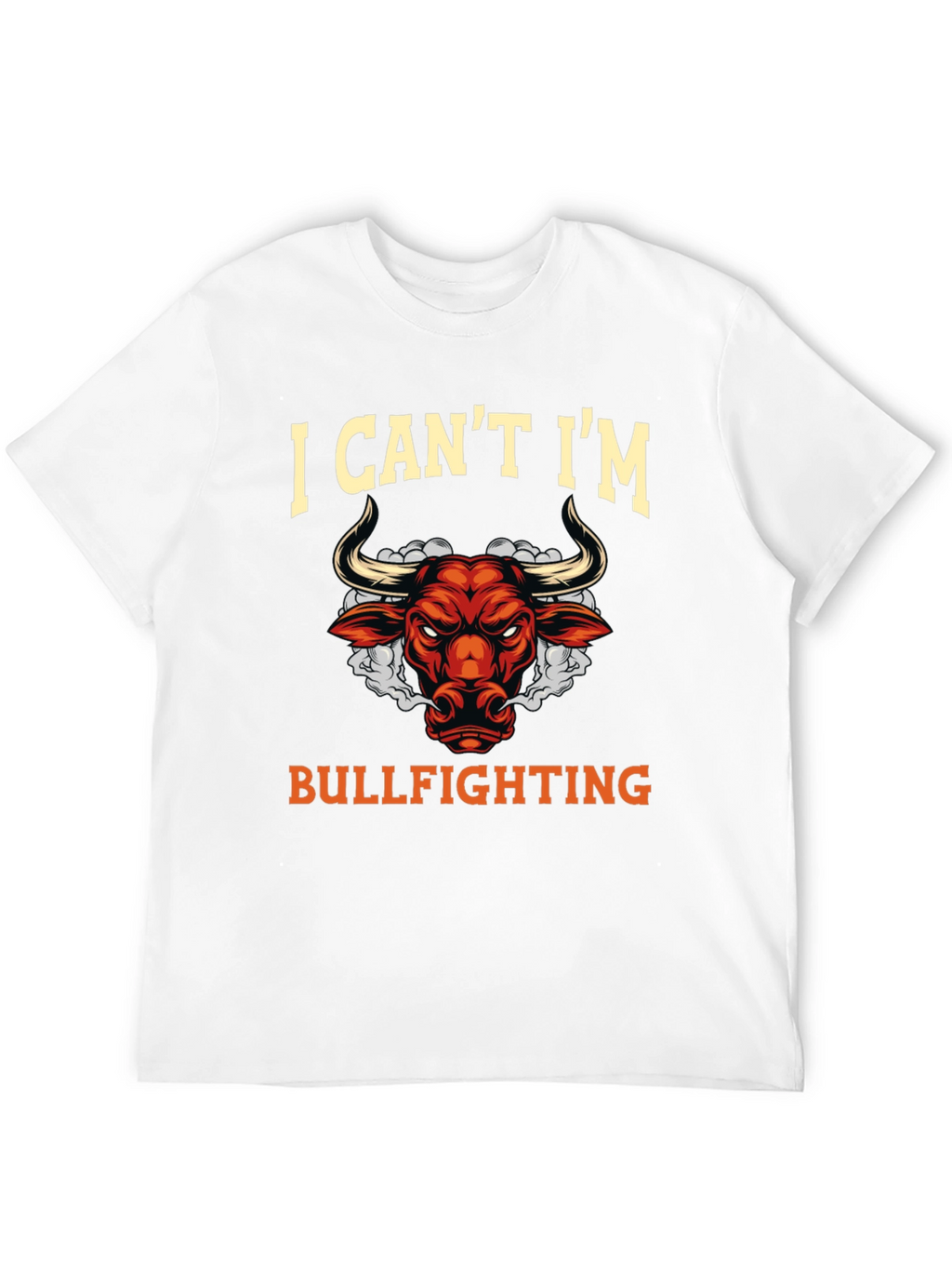 Bullfighting Graphic T-Shirt Funny Slogan Tee