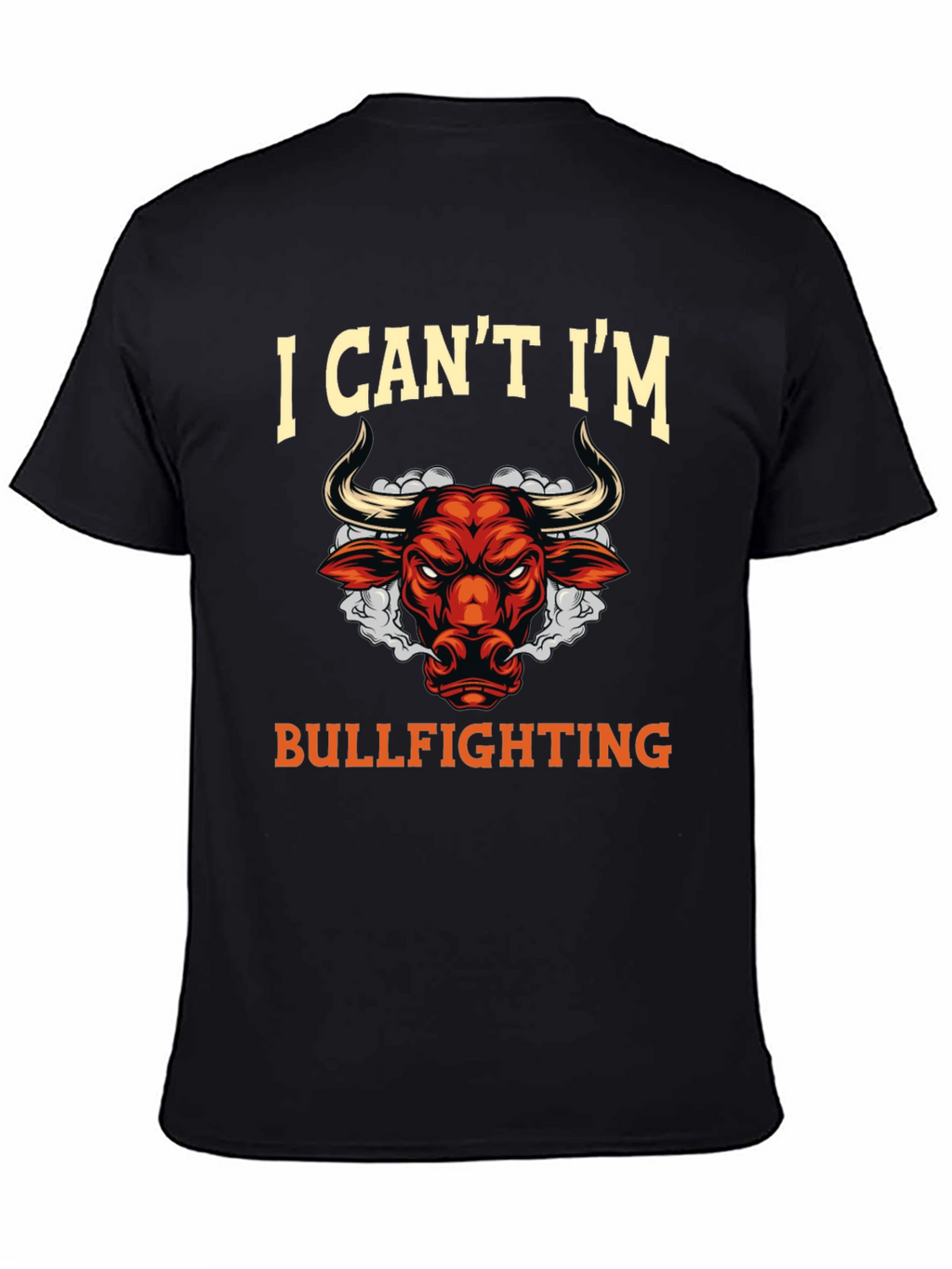 Bullfighting Graphic T-Shirt Funny Slogan Tee