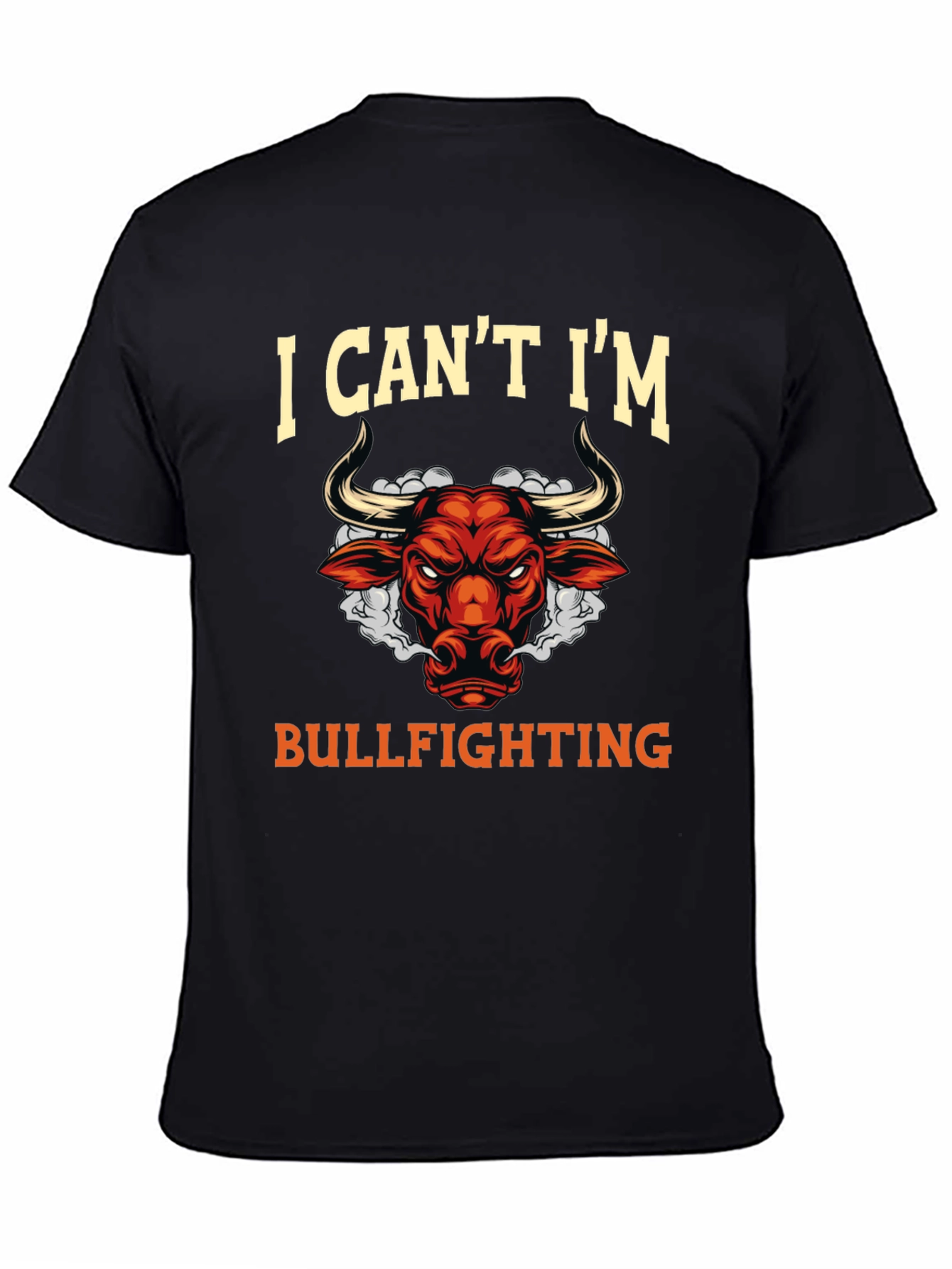 Bullfighting Graphic T-Shirt Funny Slogan Tee