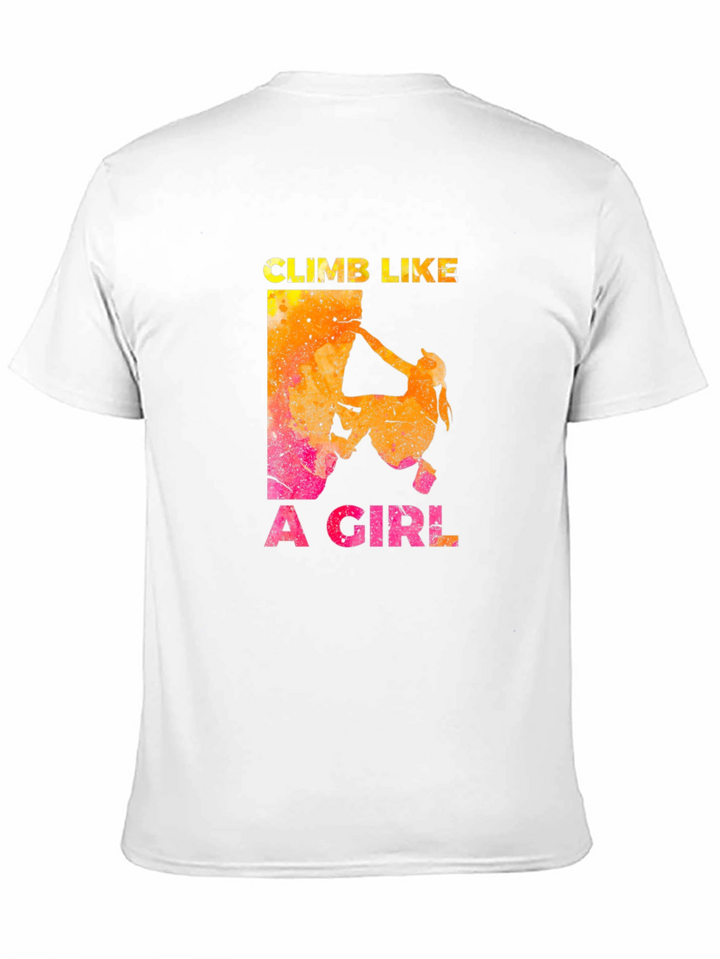 Climb Like A Girl Black T-Shirt