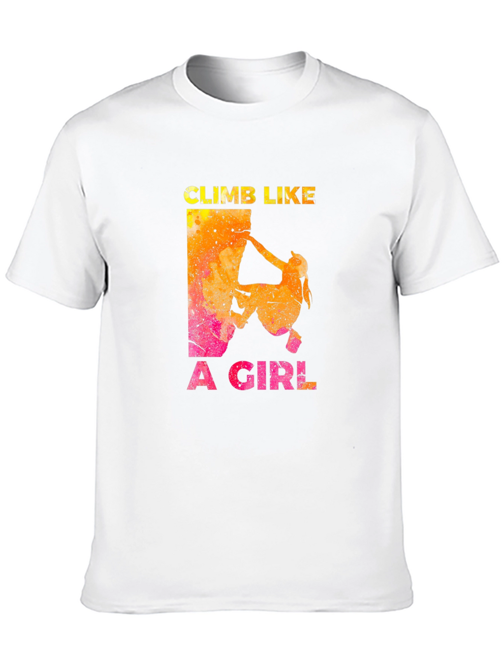 Climb Like A Girl Black T-Shirt