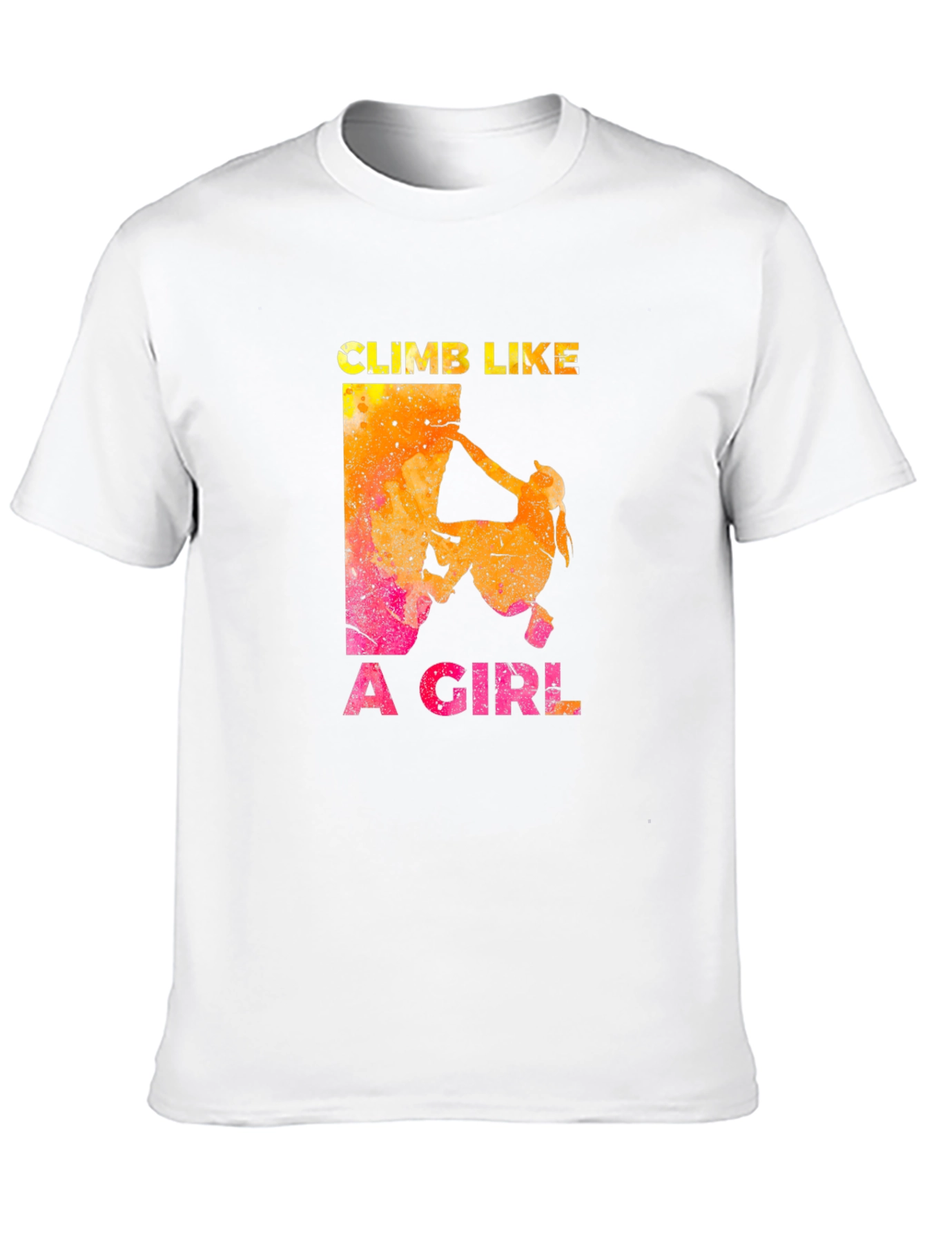 Climb Like A Girl Black T-Shirt