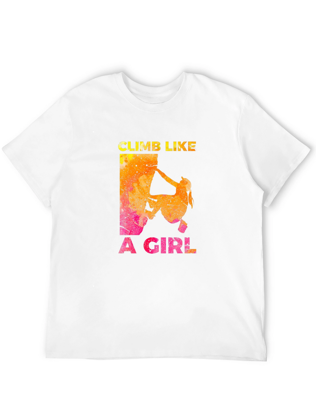 Climb Like A Girl Black T-Shirt