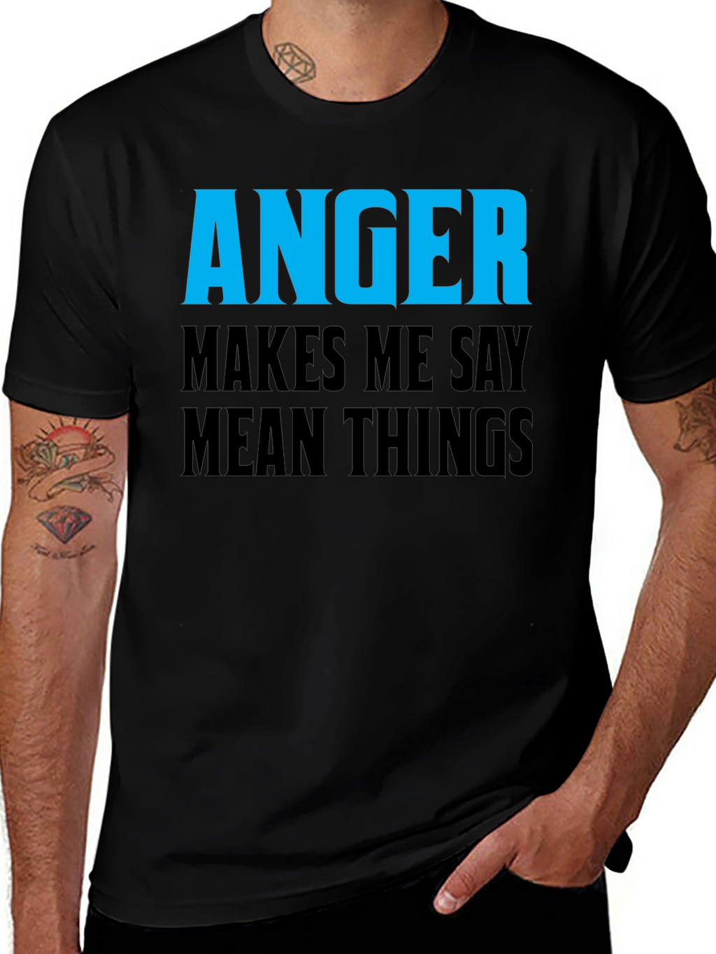 Anger Makes Me Say Mean Things T-Shirt