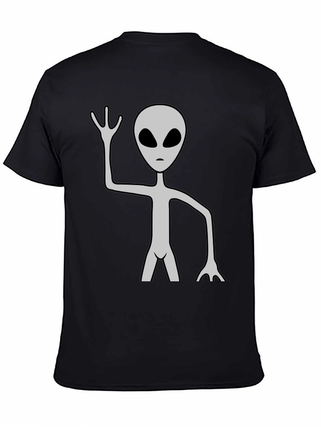 Alien Graphic Tee - Mens Black T-Shirt