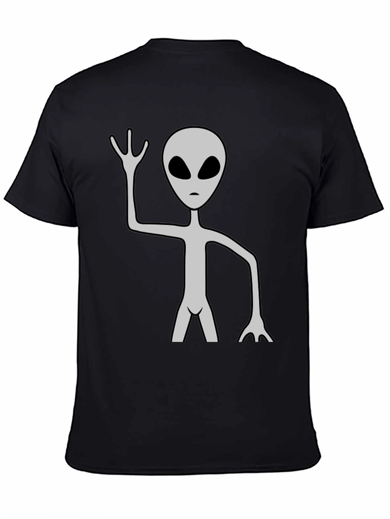 Alien Graphic Tee - Mens Black T-Shirt