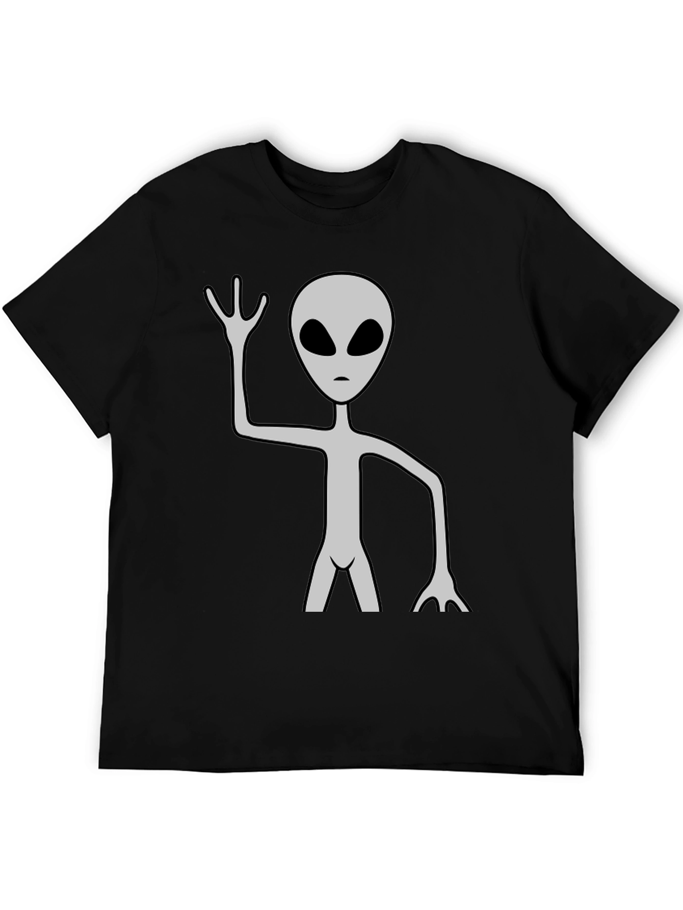 Alien Graphic Tee - Mens Black T-Shirt