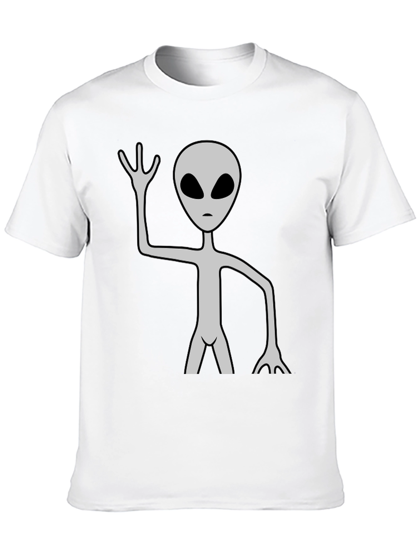 Alien Graphic Tee - Mens Black T-Shirt