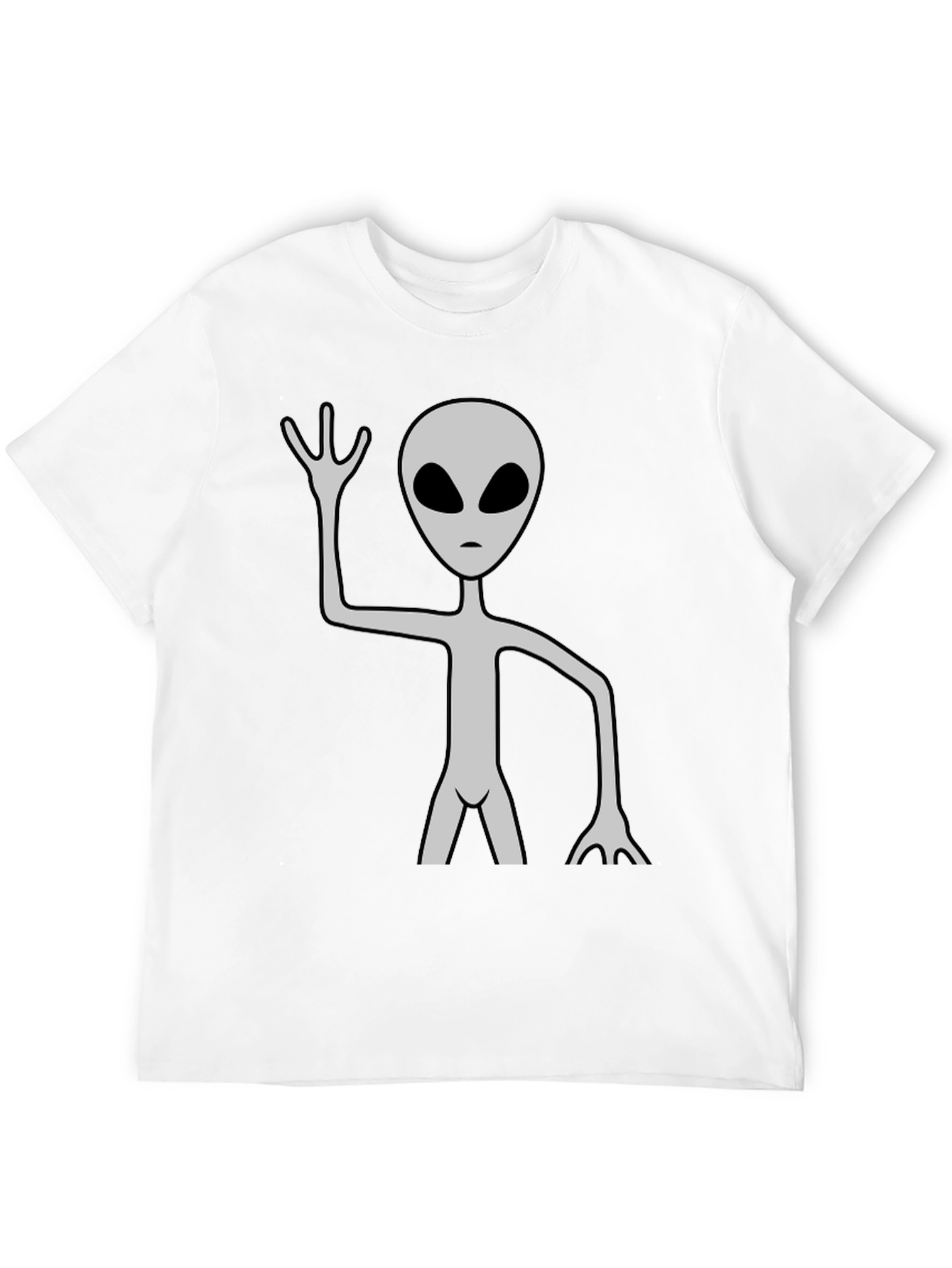 Alien Graphic Tee - Mens Black T-Shirt