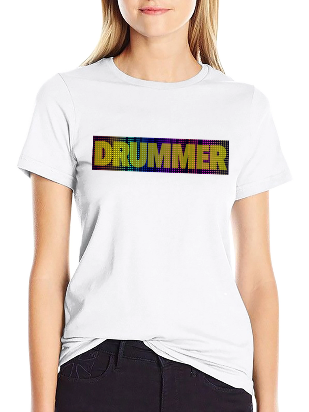 Drummer Graphic Tee - LED Style