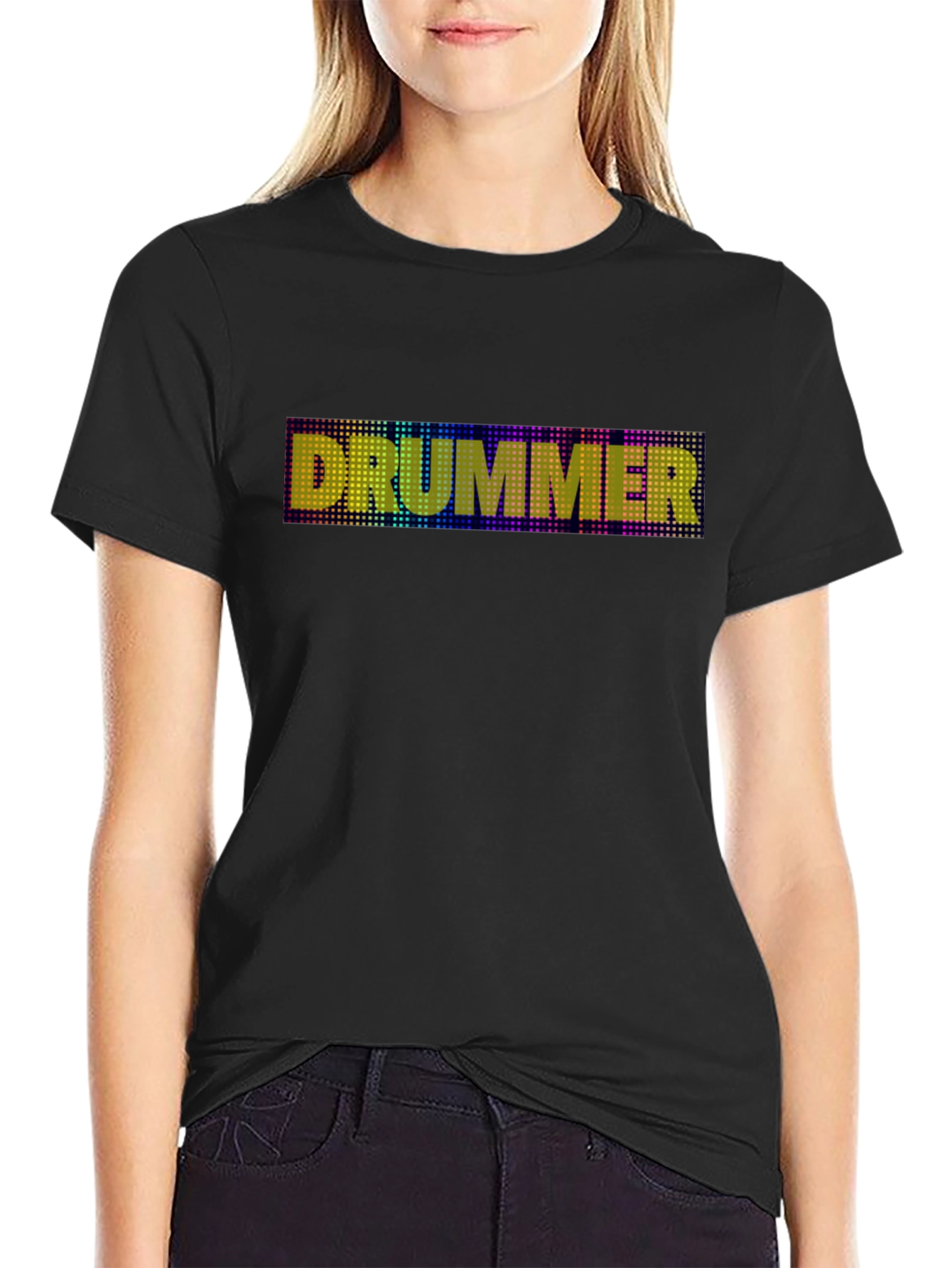 Drummer Graphic Tee - LED Style