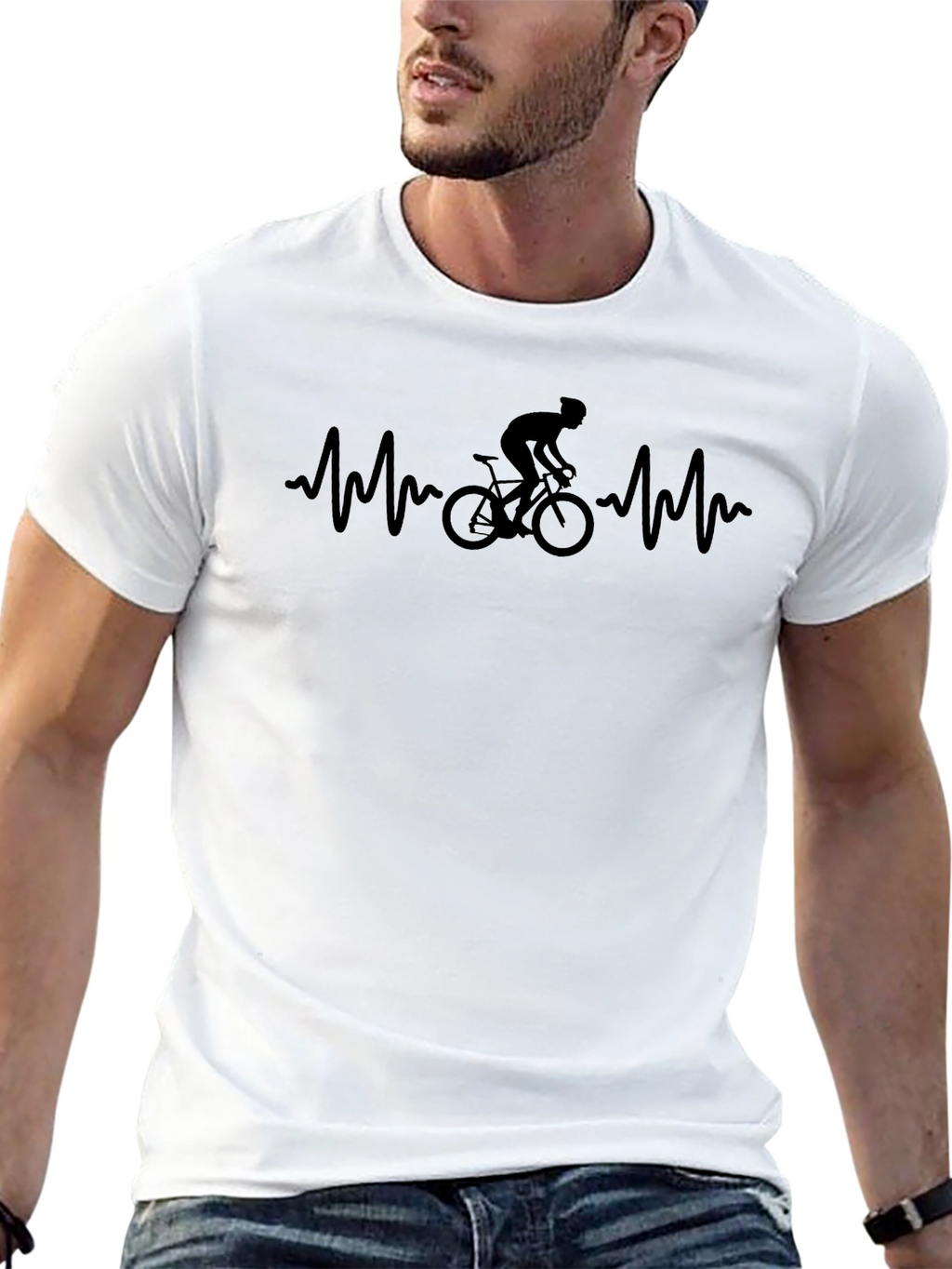 Cycling Heartbeat T-Shirt