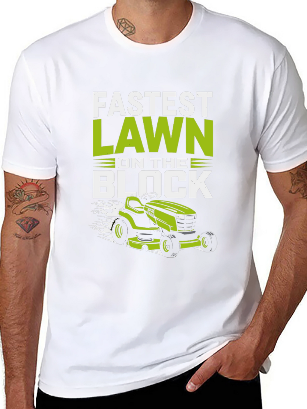 Fastest Lawn on the Block Graphic Tee