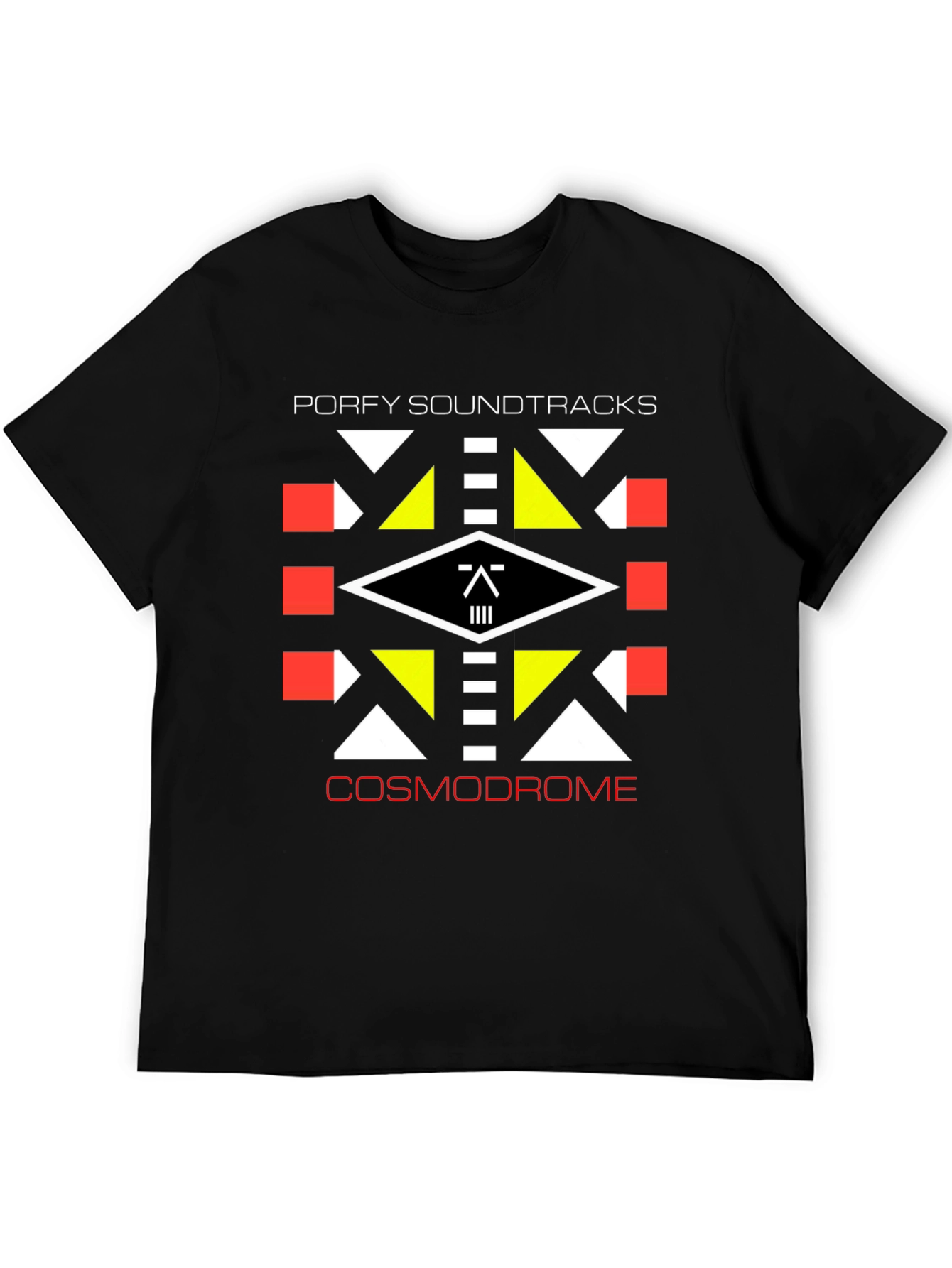 Porfy Soundtracks Cosmodrome Graphic Tee - Black Cotton