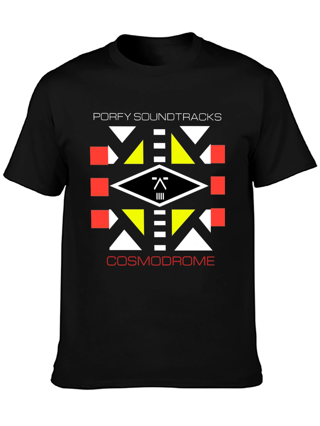 Porfy Soundtracks Cosmodrome Graphic Tee - Black Cotton