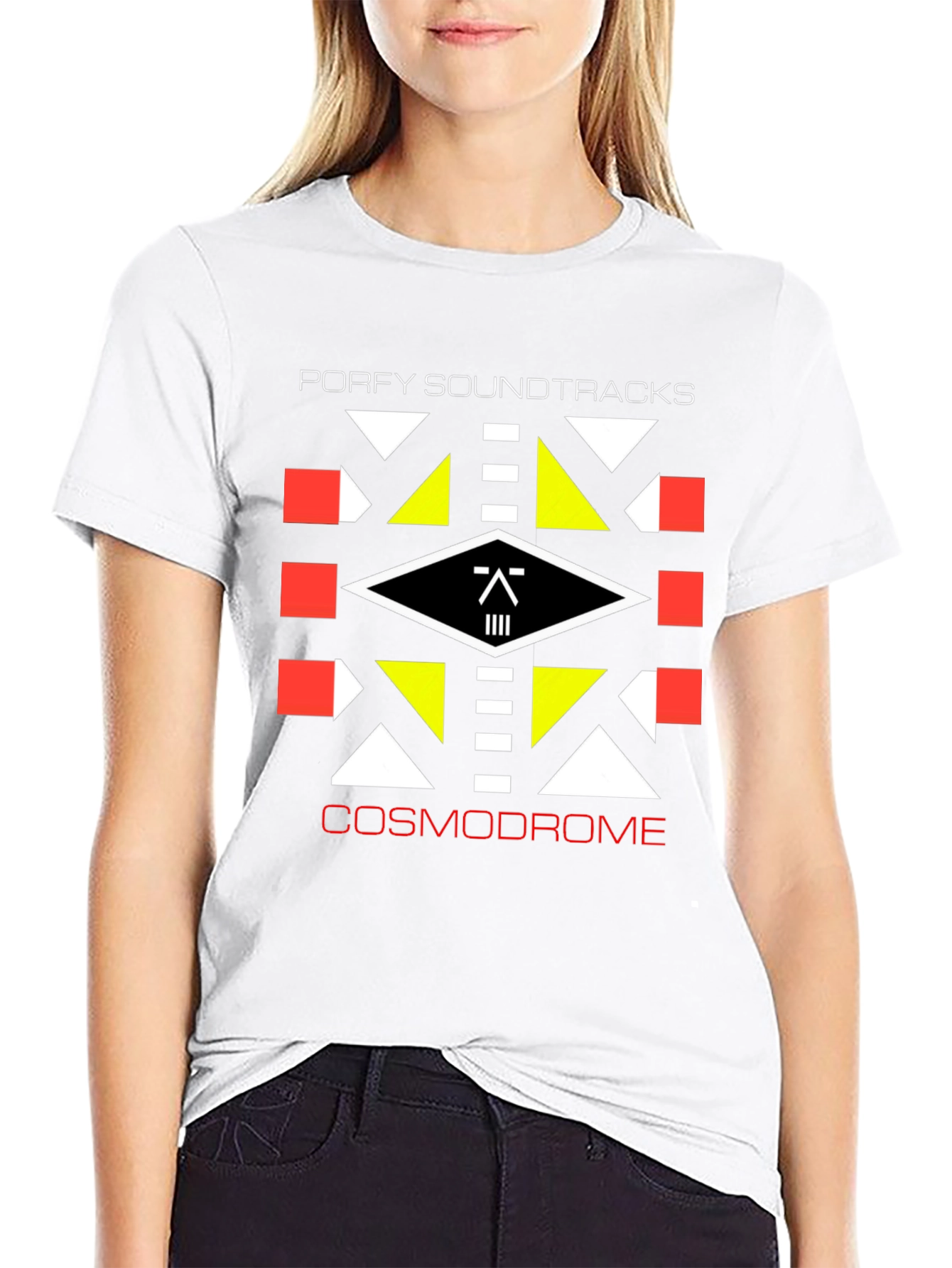 Porfy Soundtracks Cosmodrome Graphic Tee - Black Cotton