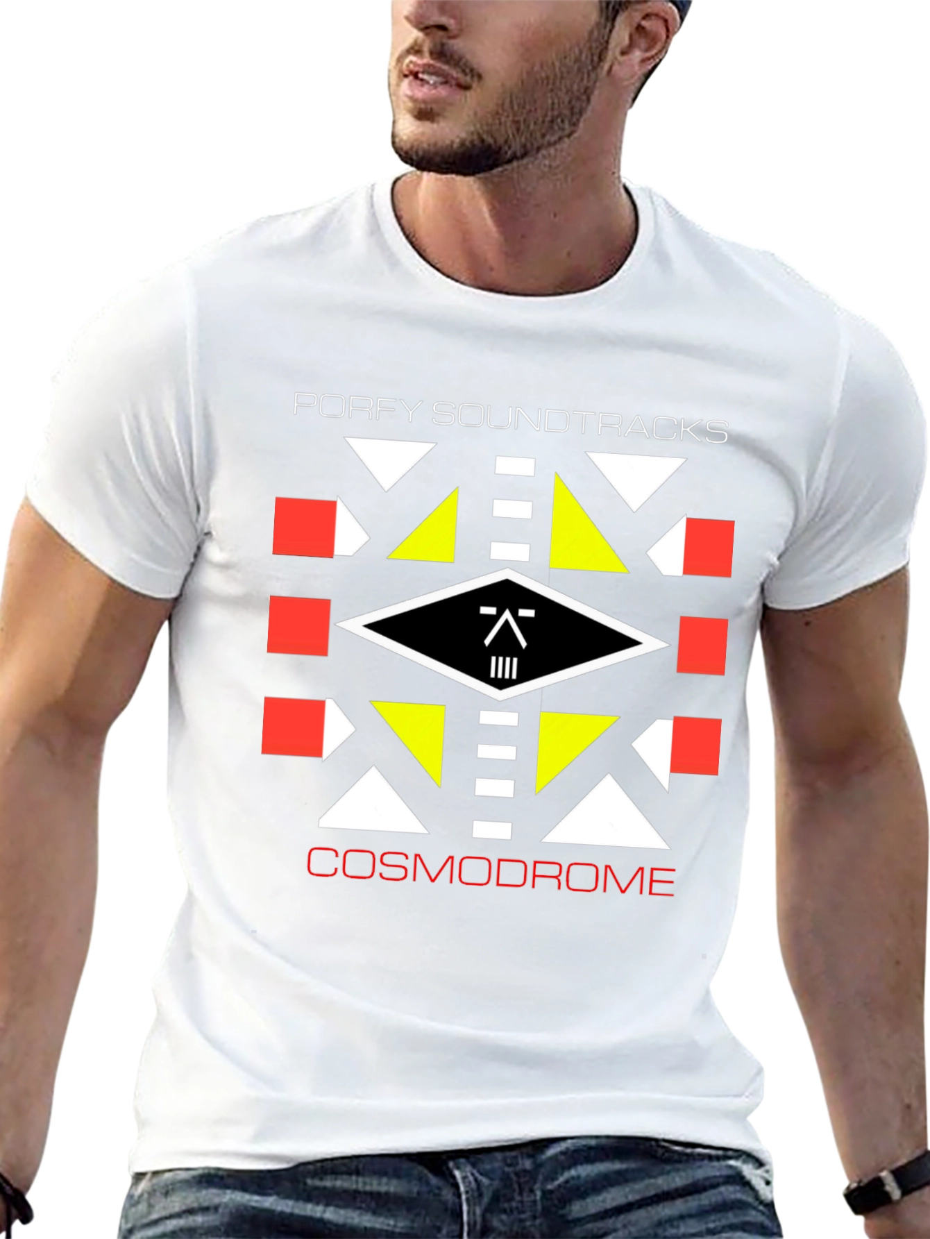 Porfy Soundtracks Cosmodrome Graphic Tee - Black Cotton