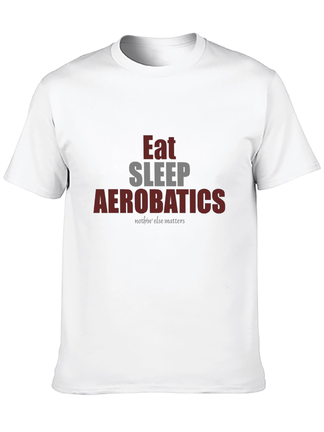 Eat Sleep Aerobatics T-Shirt - Funny Gymnast Tee