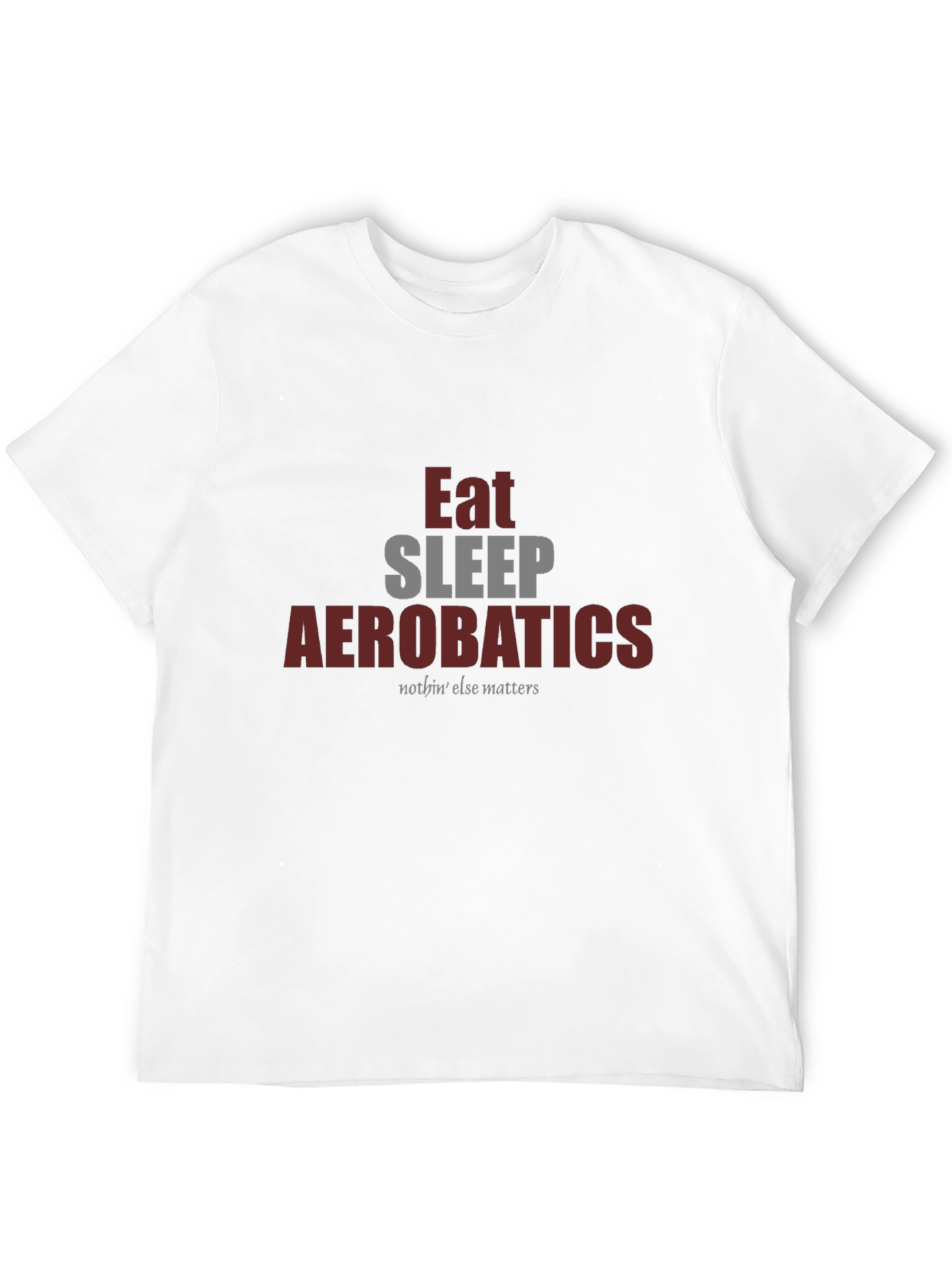 Eat Sleep Aerobatics T-Shirt - Funny Gymnast Tee