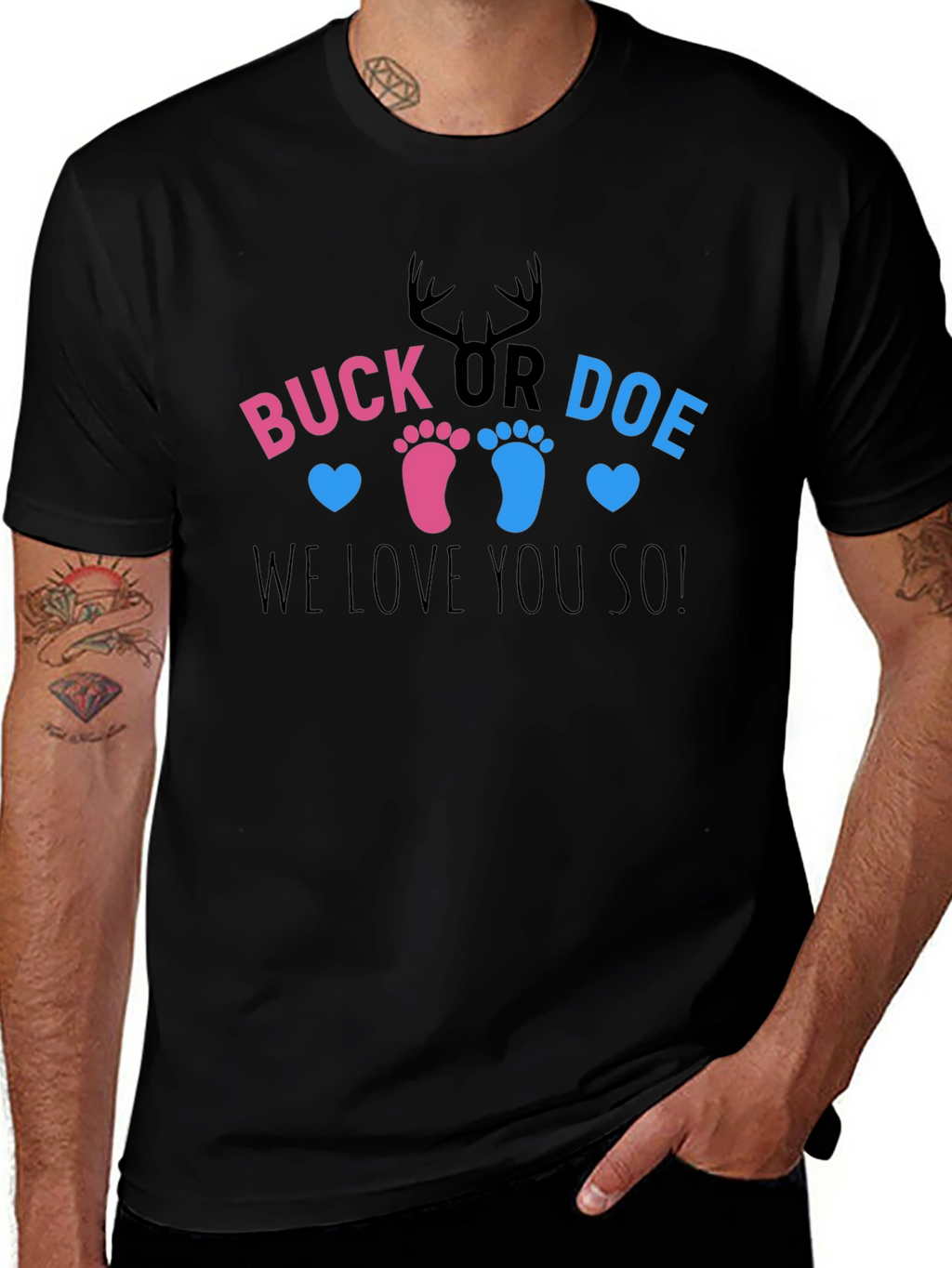 Buck or Doe Gender Reveal T-Shirt