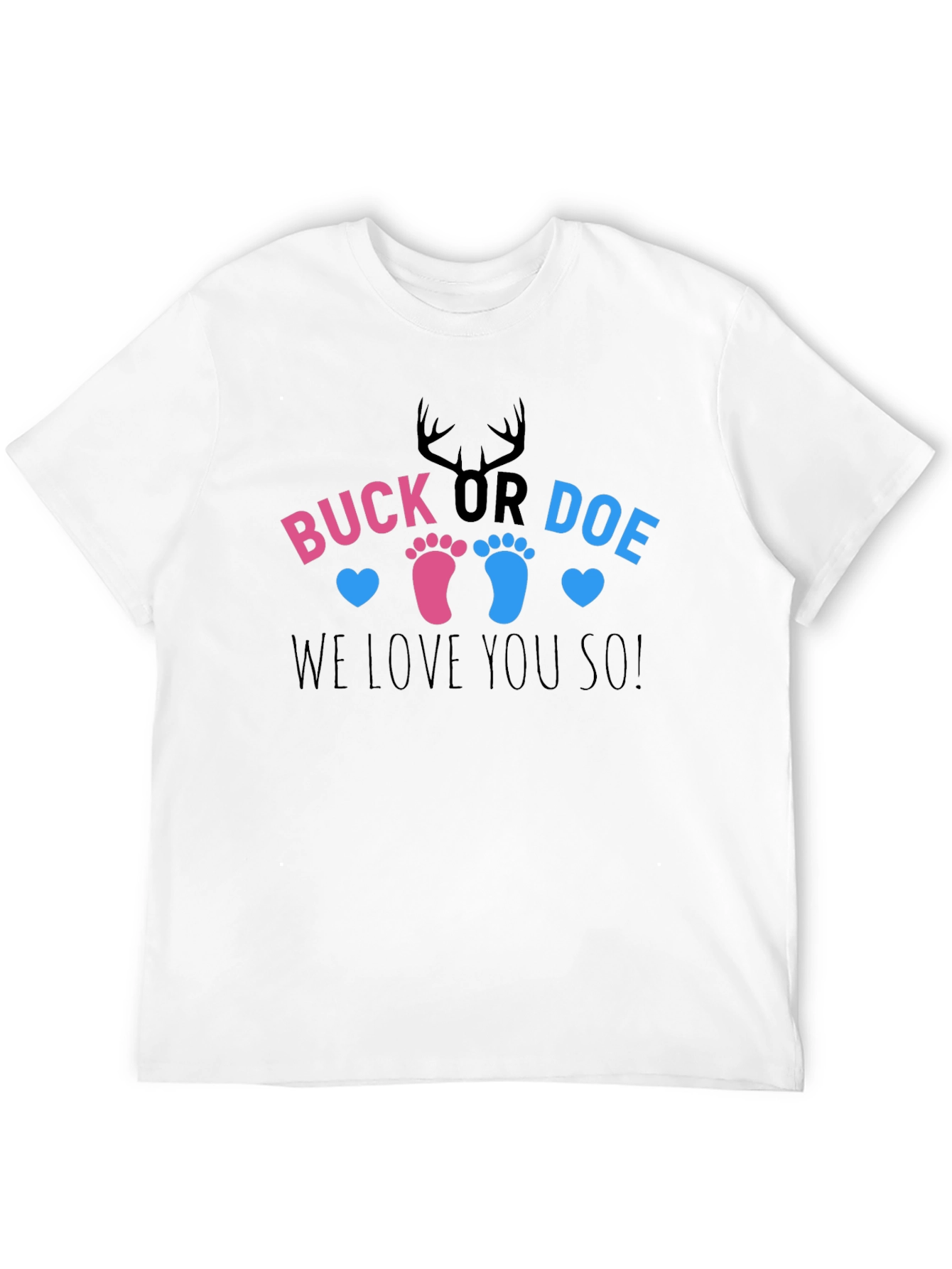 Buck or Doe Gender Reveal T-Shirt