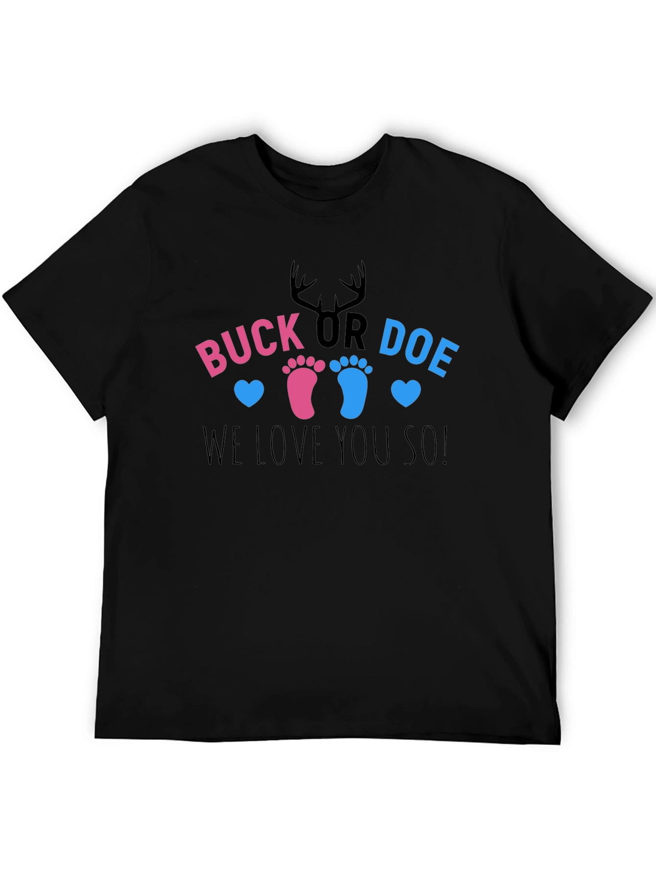 Buck or Doe Gender Reveal T-Shirt
