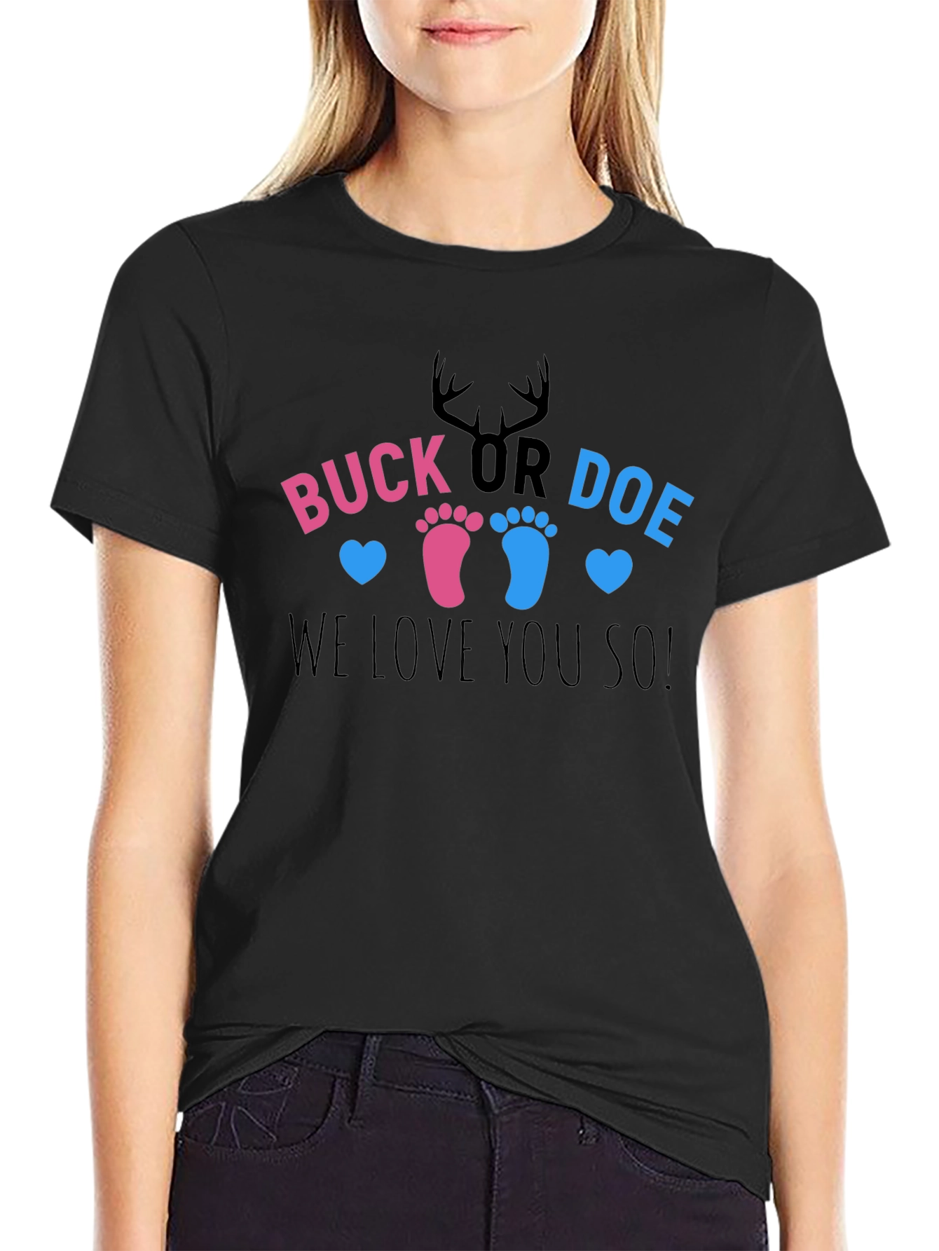Buck or Doe Gender Reveal T-Shirt