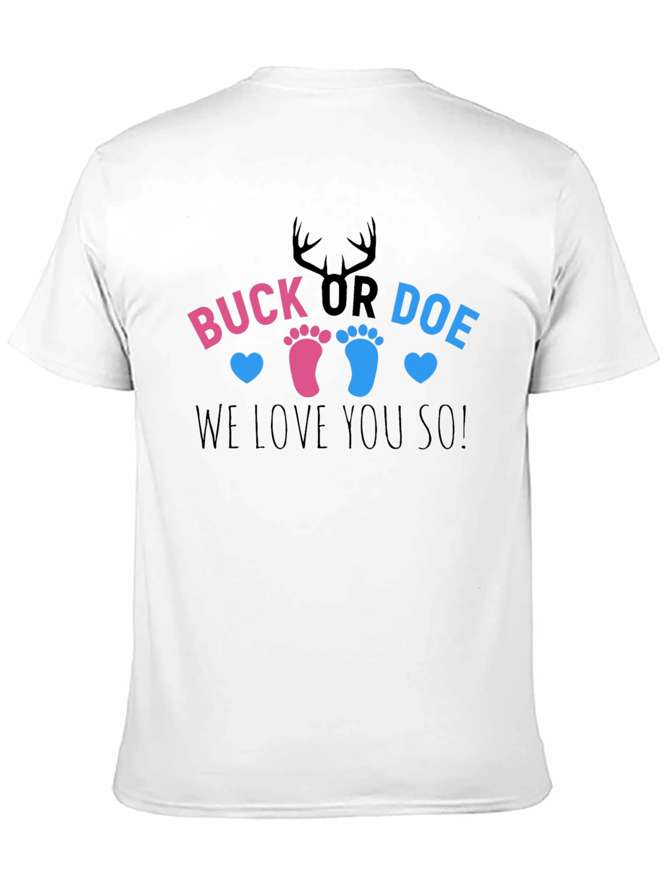 Buck or Doe Gender Reveal T-Shirt
