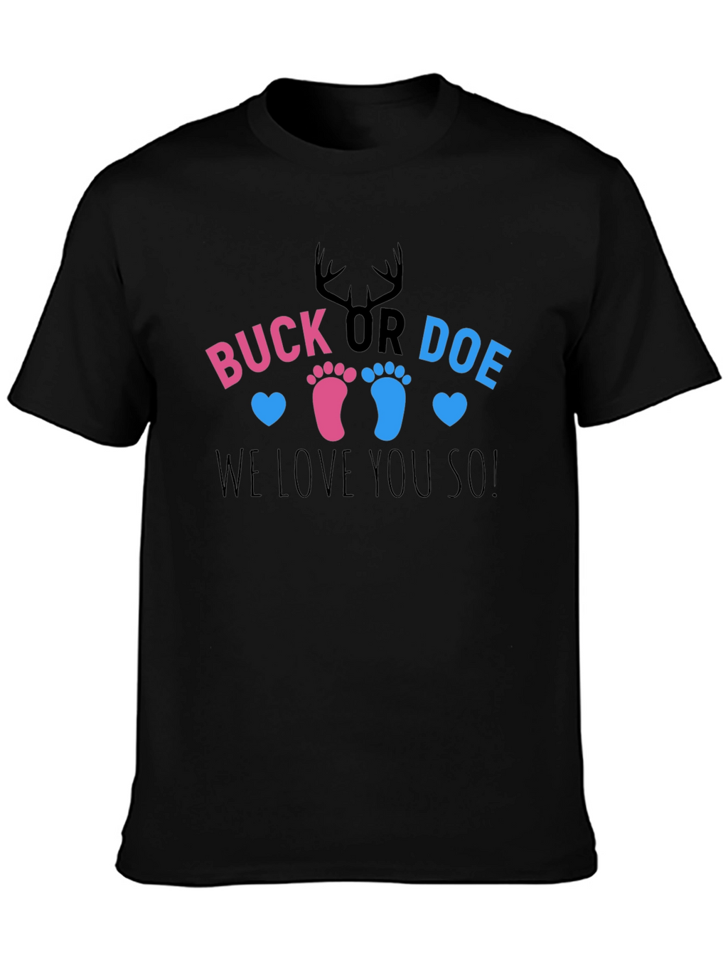 Buck or Doe Gender Reveal T-Shirt