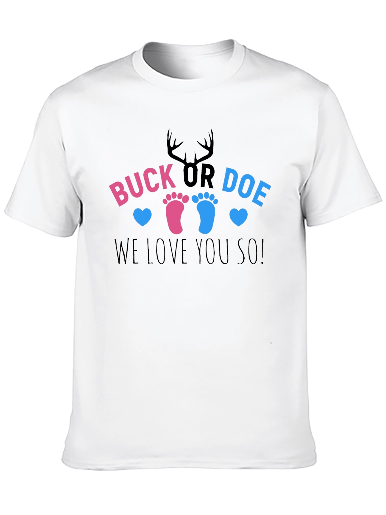 Buck or Doe Gender Reveal T-Shirt