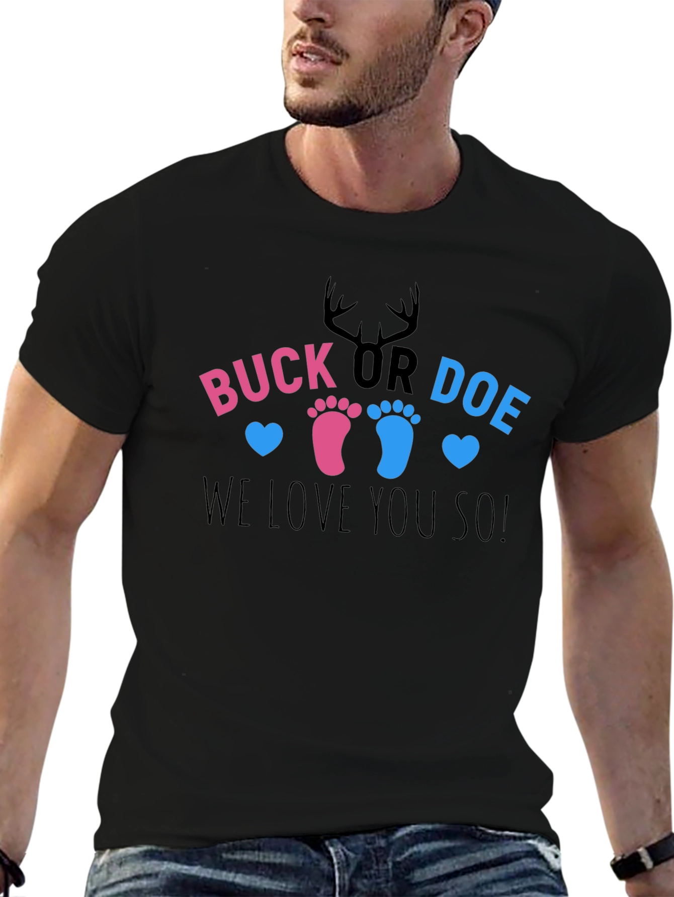 Buck or Doe Gender Reveal T-Shirt