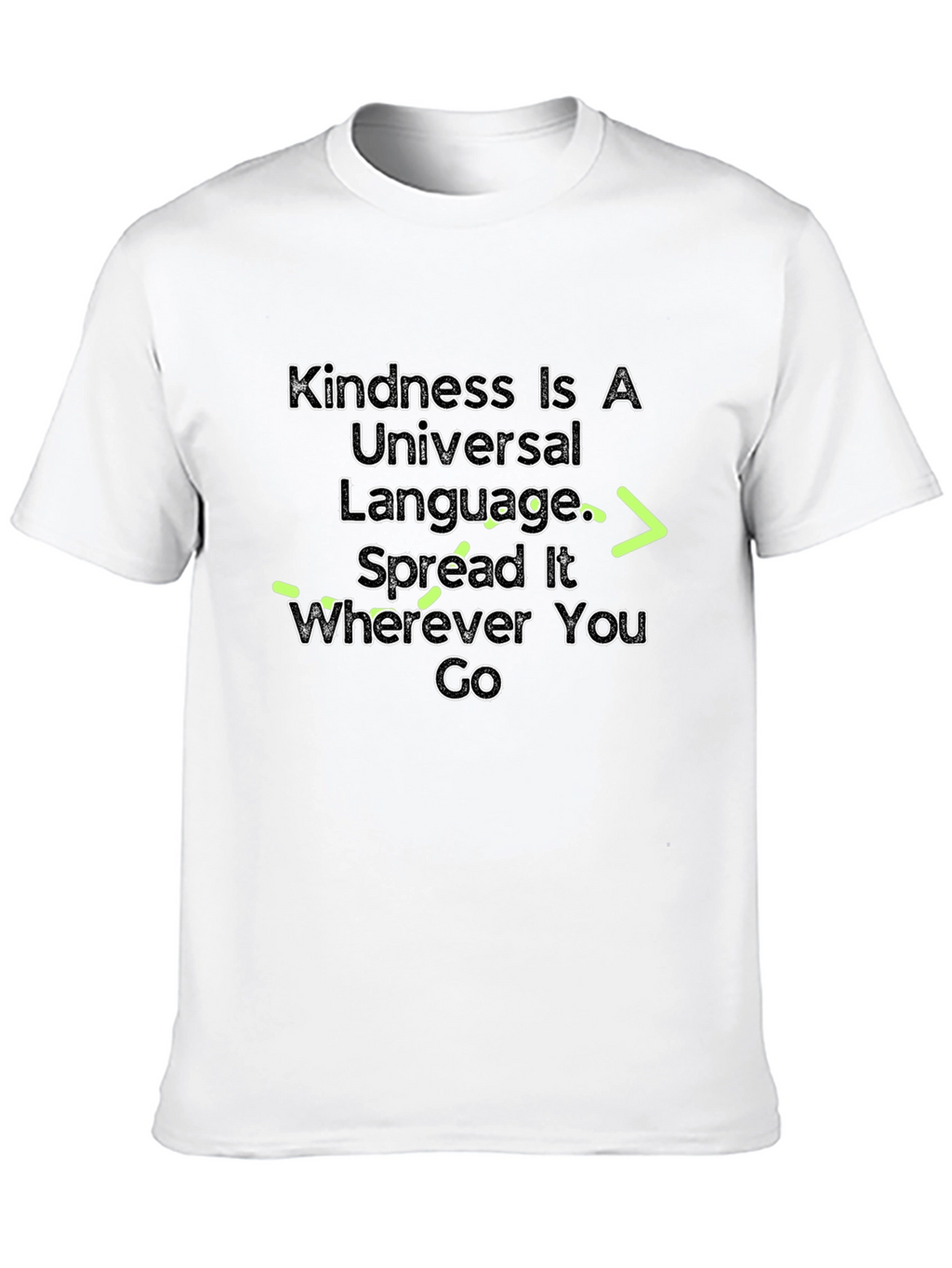 Kindness Universal Language Black Graphic Tee