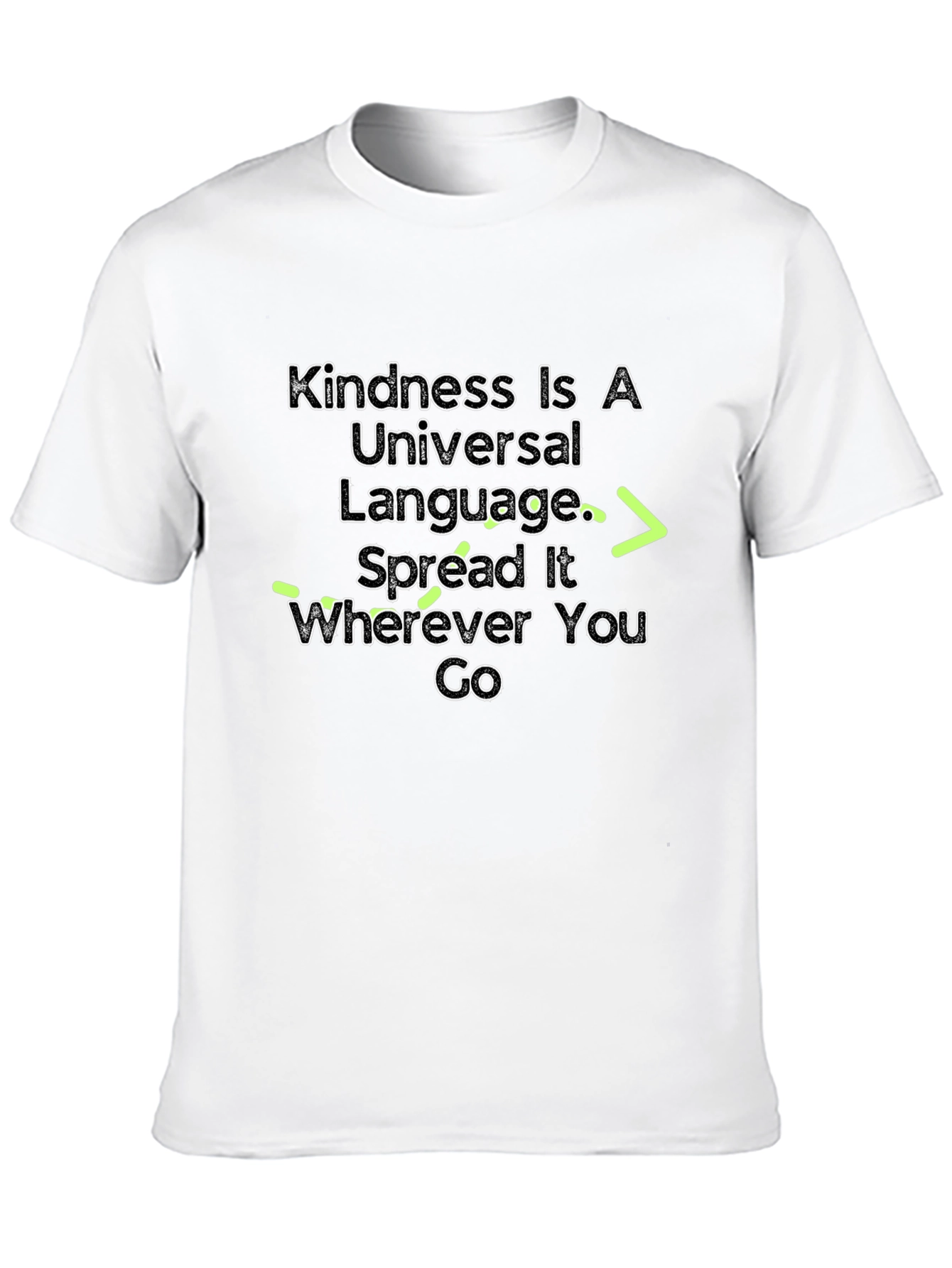 Kindness Universal Language Black Graphic Tee