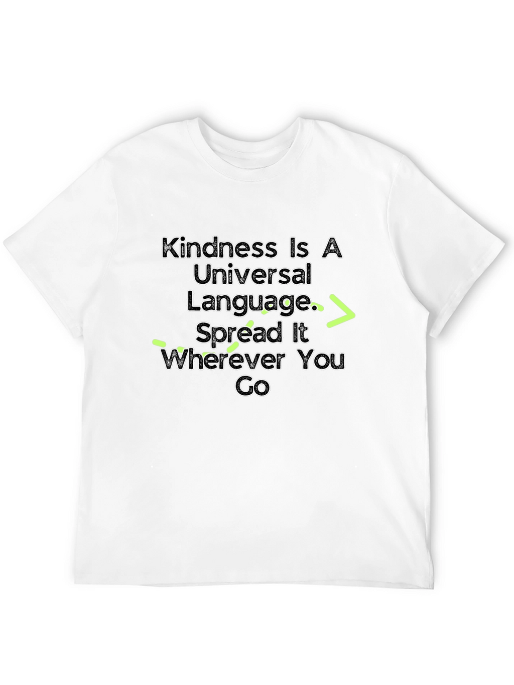 Kindness Universal Language Black Graphic Tee