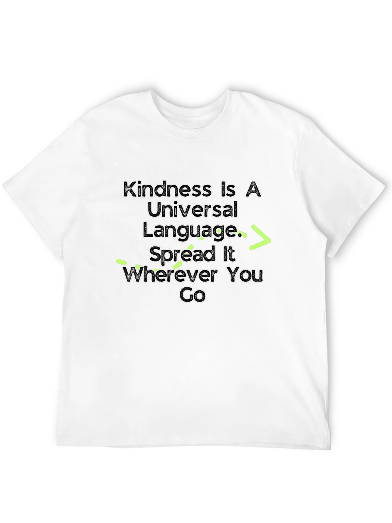 Kindness Universal Language Black Graphic Tee