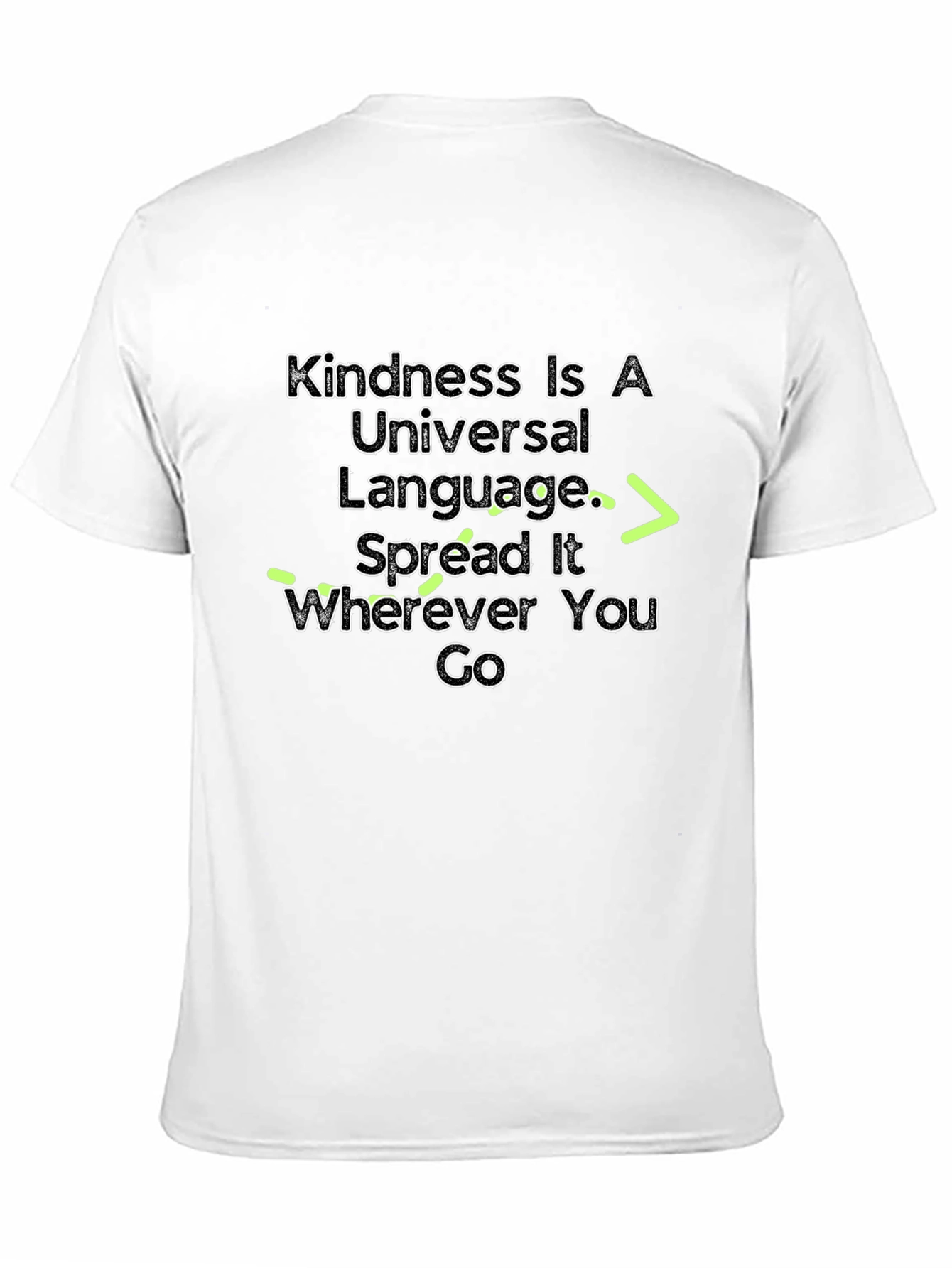 Kindness Universal Language Black Graphic Tee
