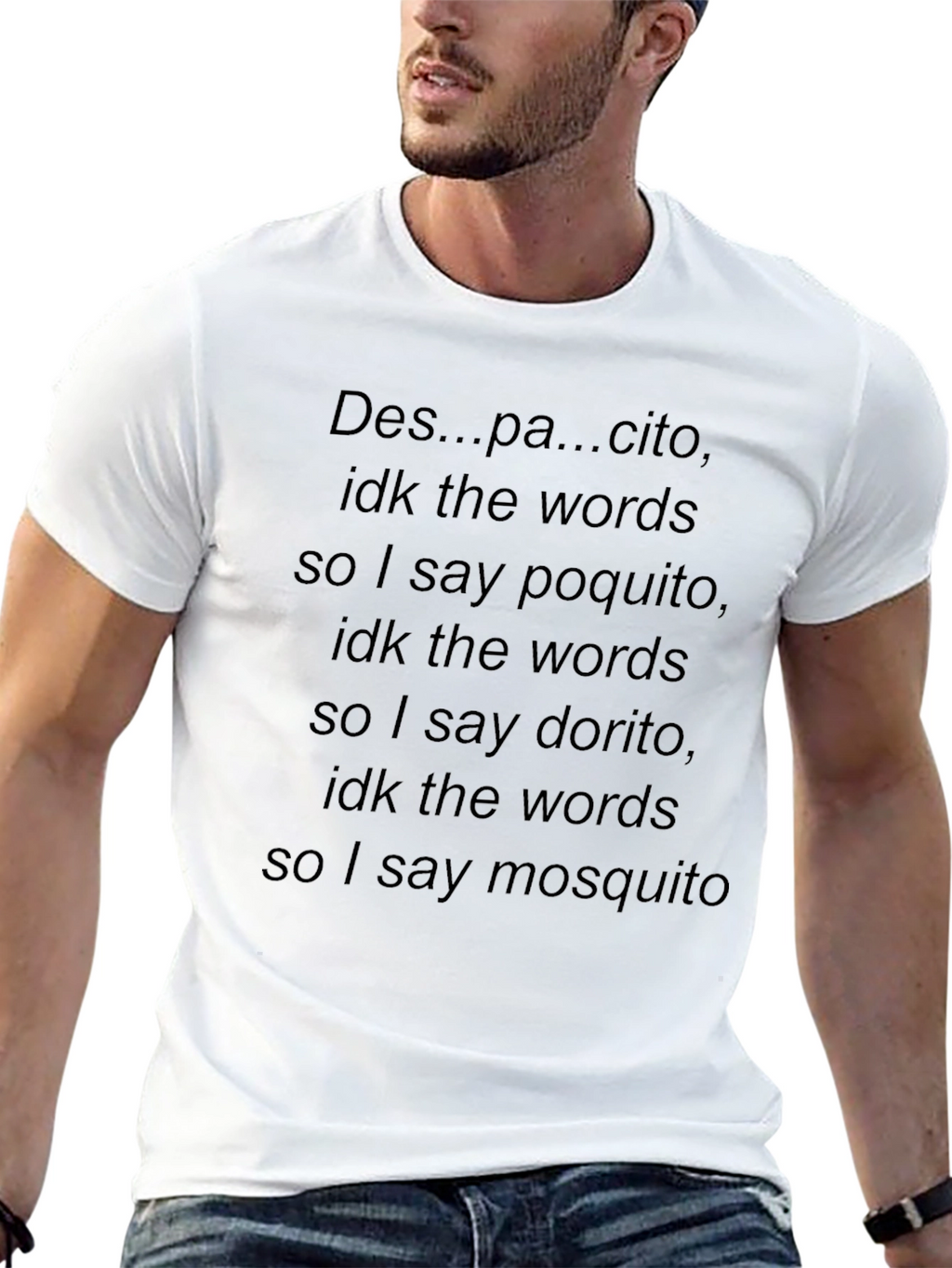 Despacito Funny Black T-Shirt