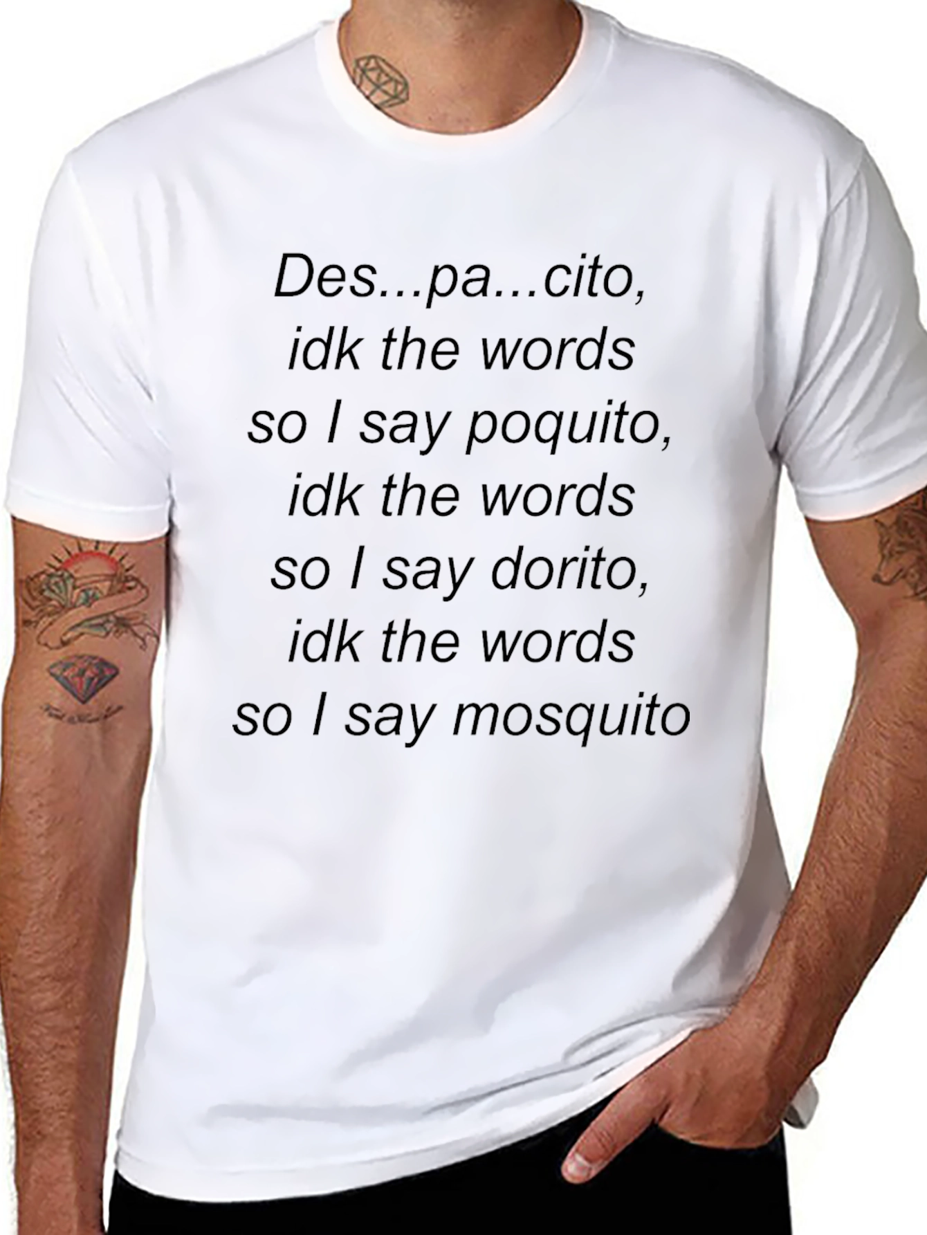 Despacito Funny Black T-Shirt