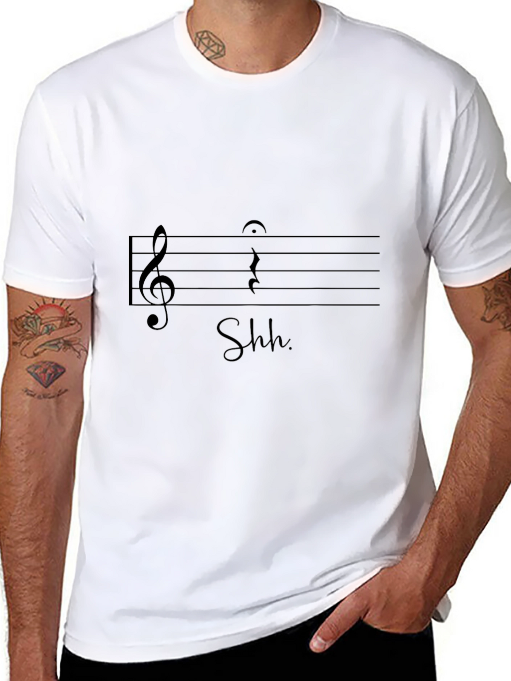 Musical Shhh Graphic Tee