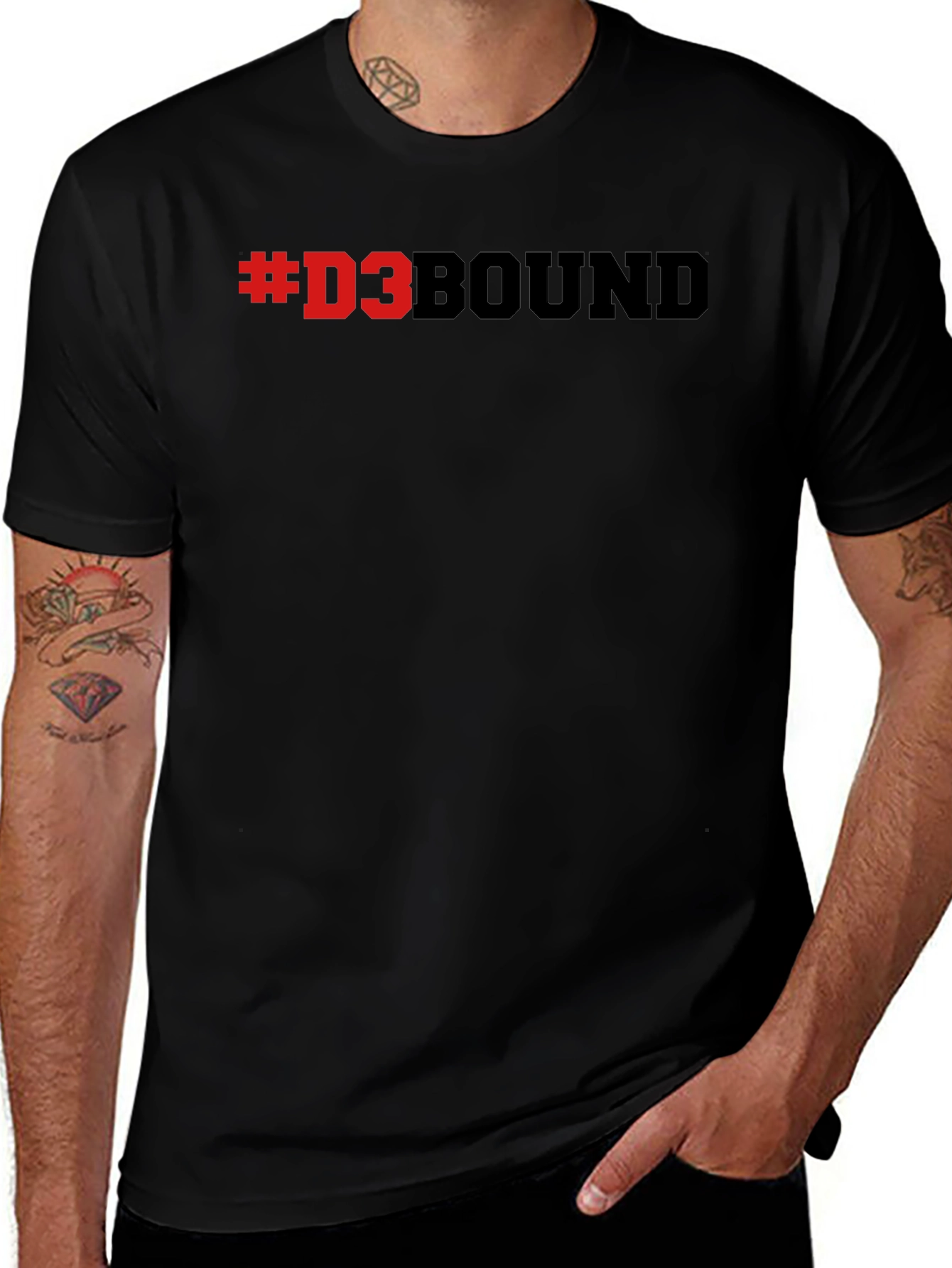 D3 Bound T-Shirt - Collegiate Division III Supporter Tee
