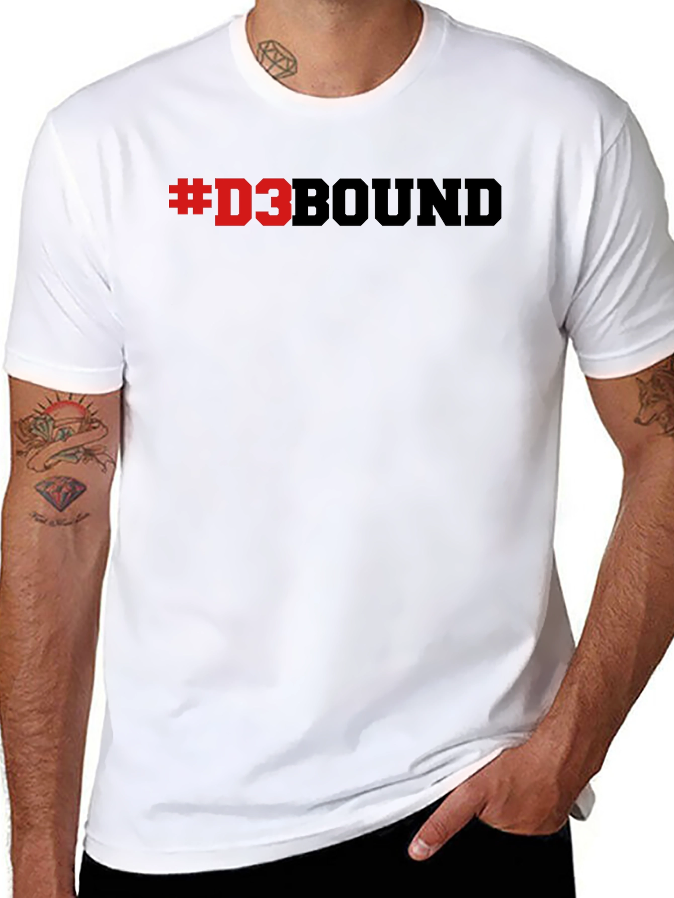D3 Bound T-Shirt - Collegiate Division III Supporter Tee