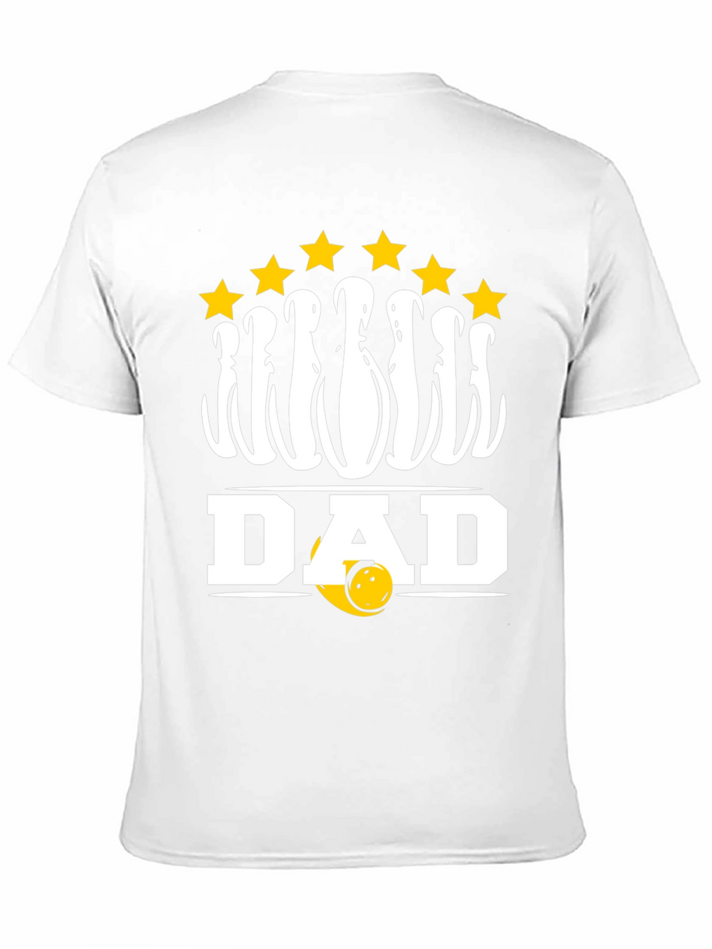 Bowling Dad T-Shirt with Pins and Stars