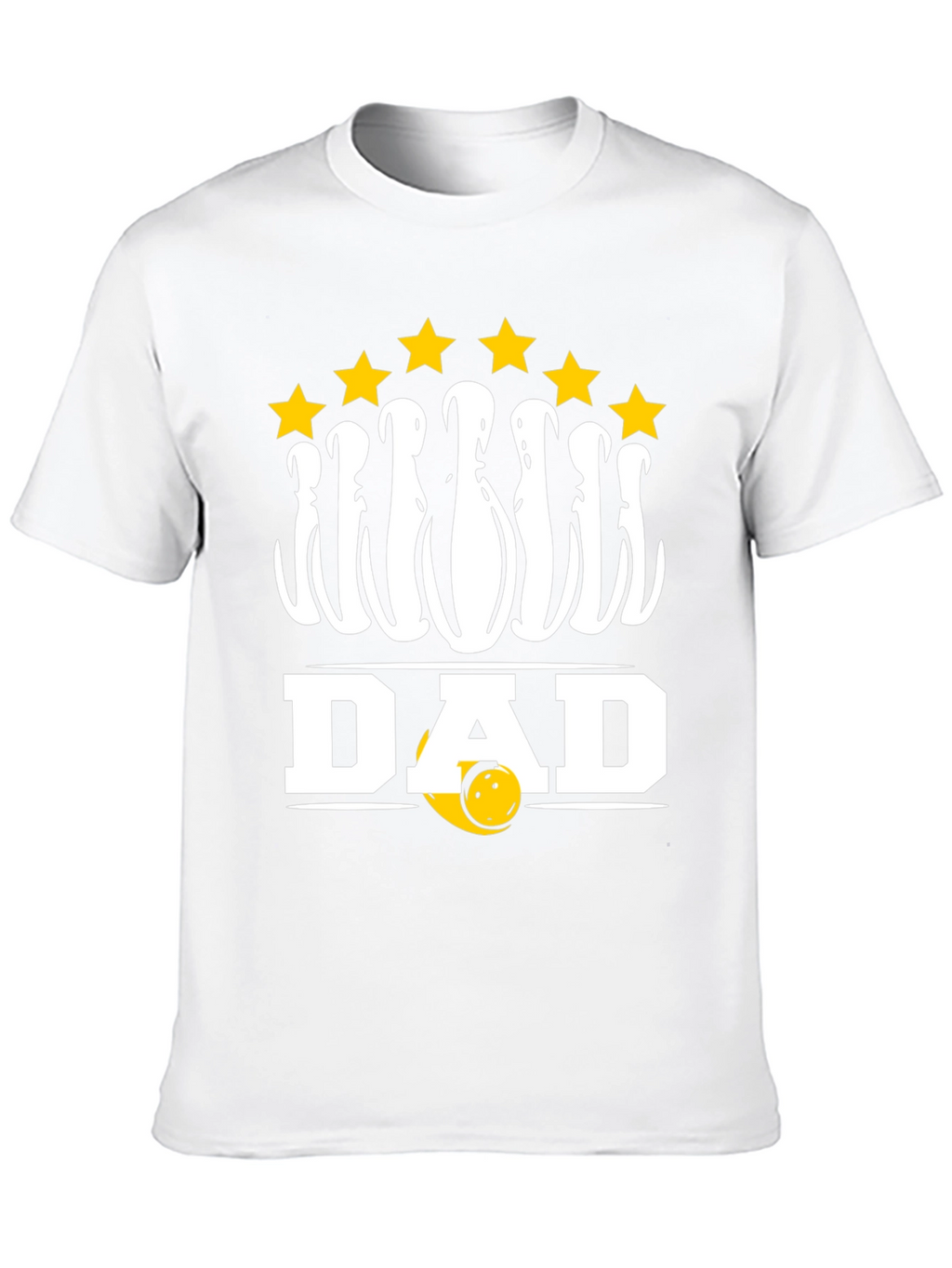 Bowling Dad T-Shirt with Pins and Stars